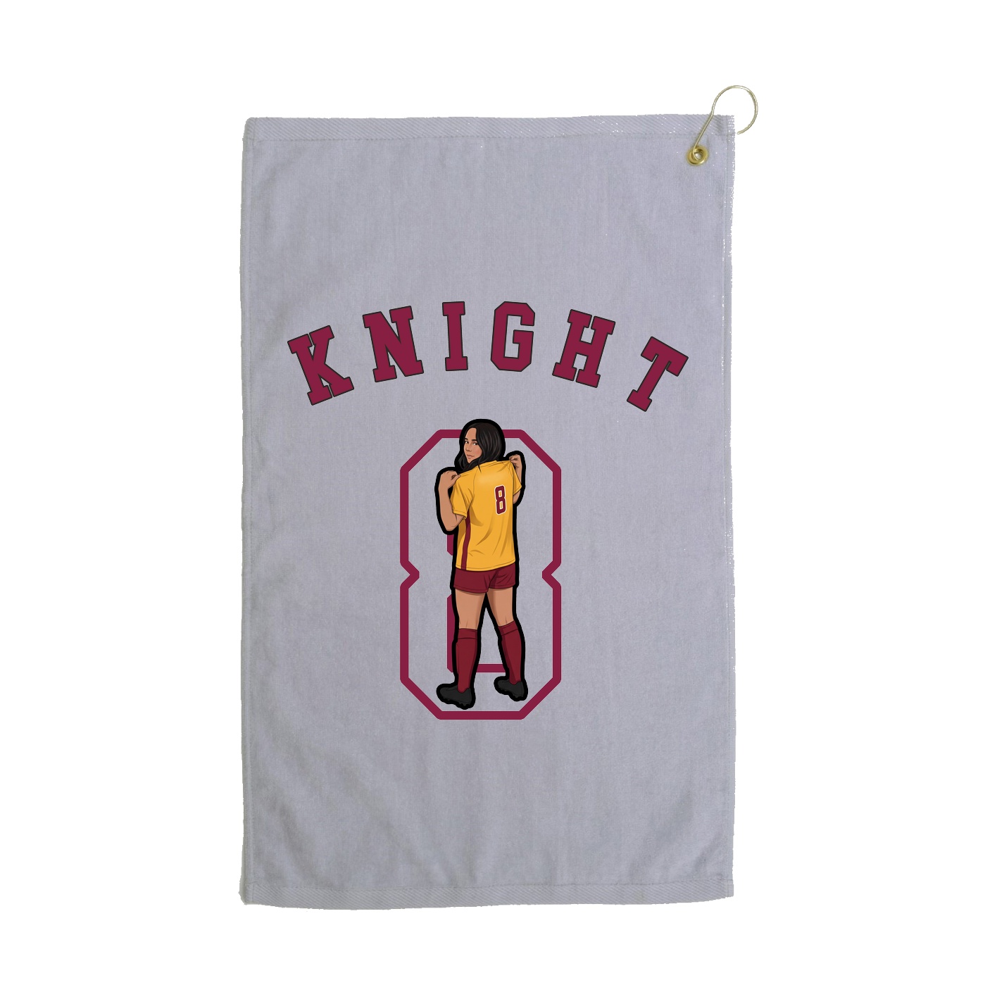 Golf Towel — Shirsey Arch in Grey
