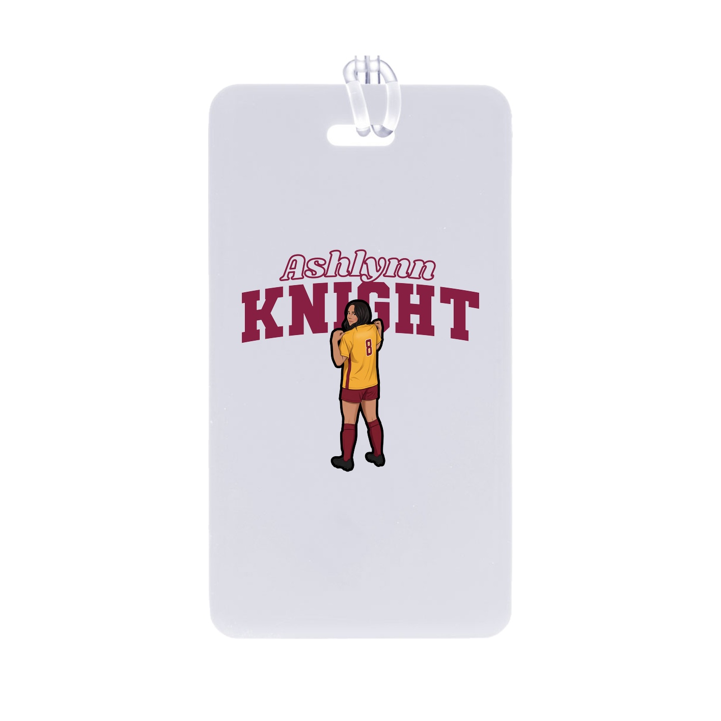 Bag Tag — Name Arch in Classic