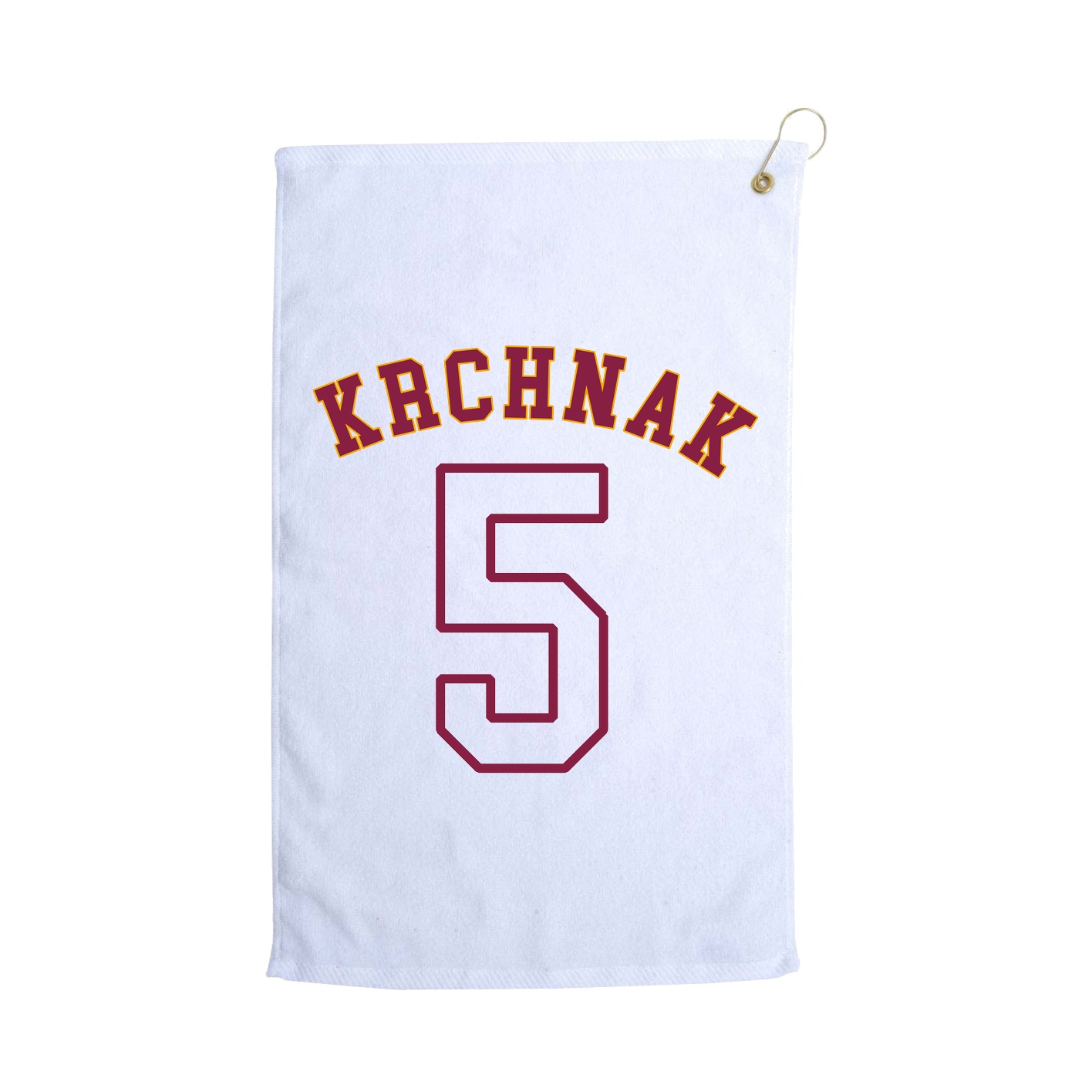 Golf Towel — Shirsey Arch in White