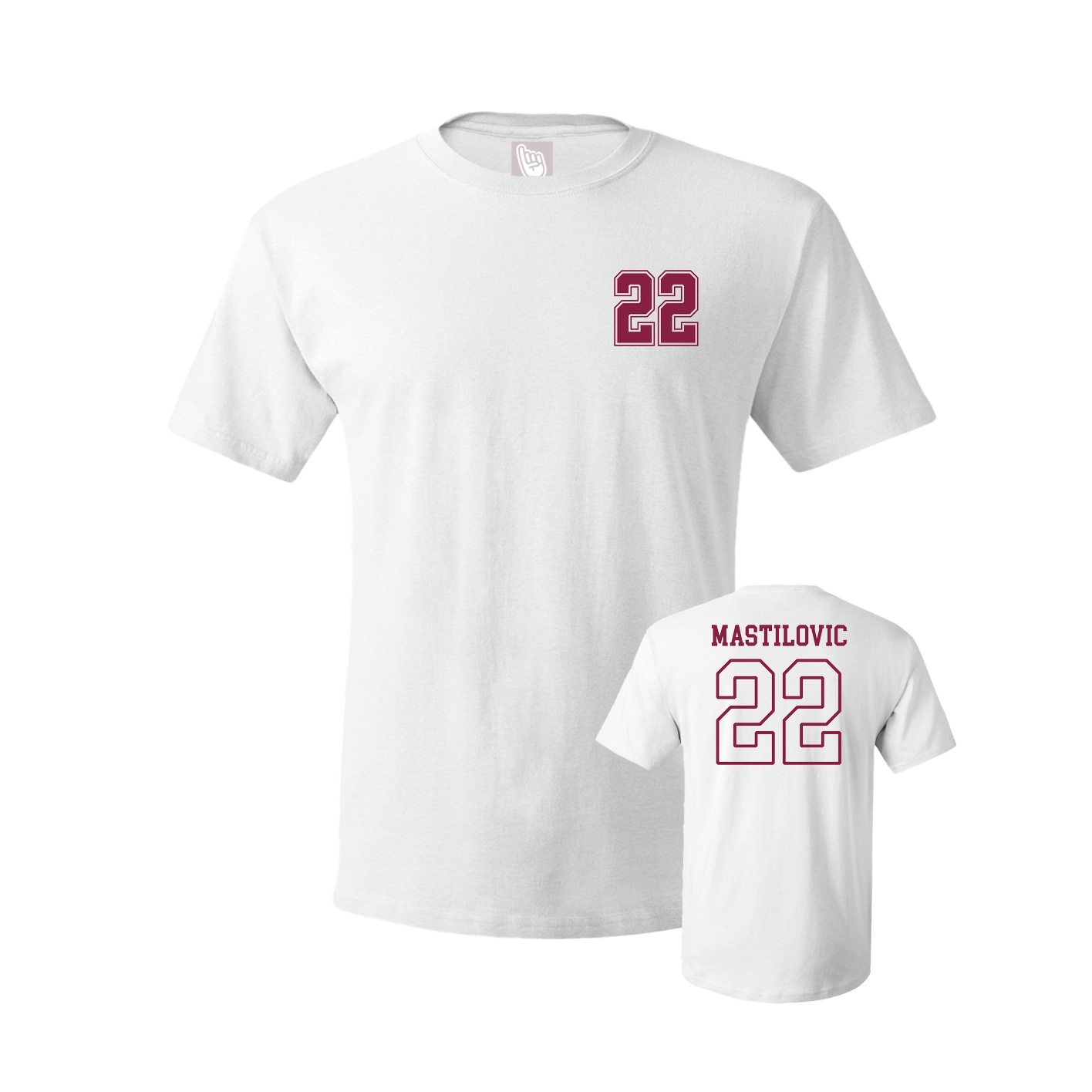 Tee — Chest Back in White