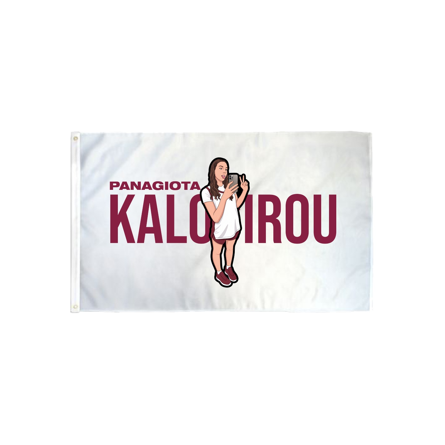 3x5 Flag — Player Name in Classic