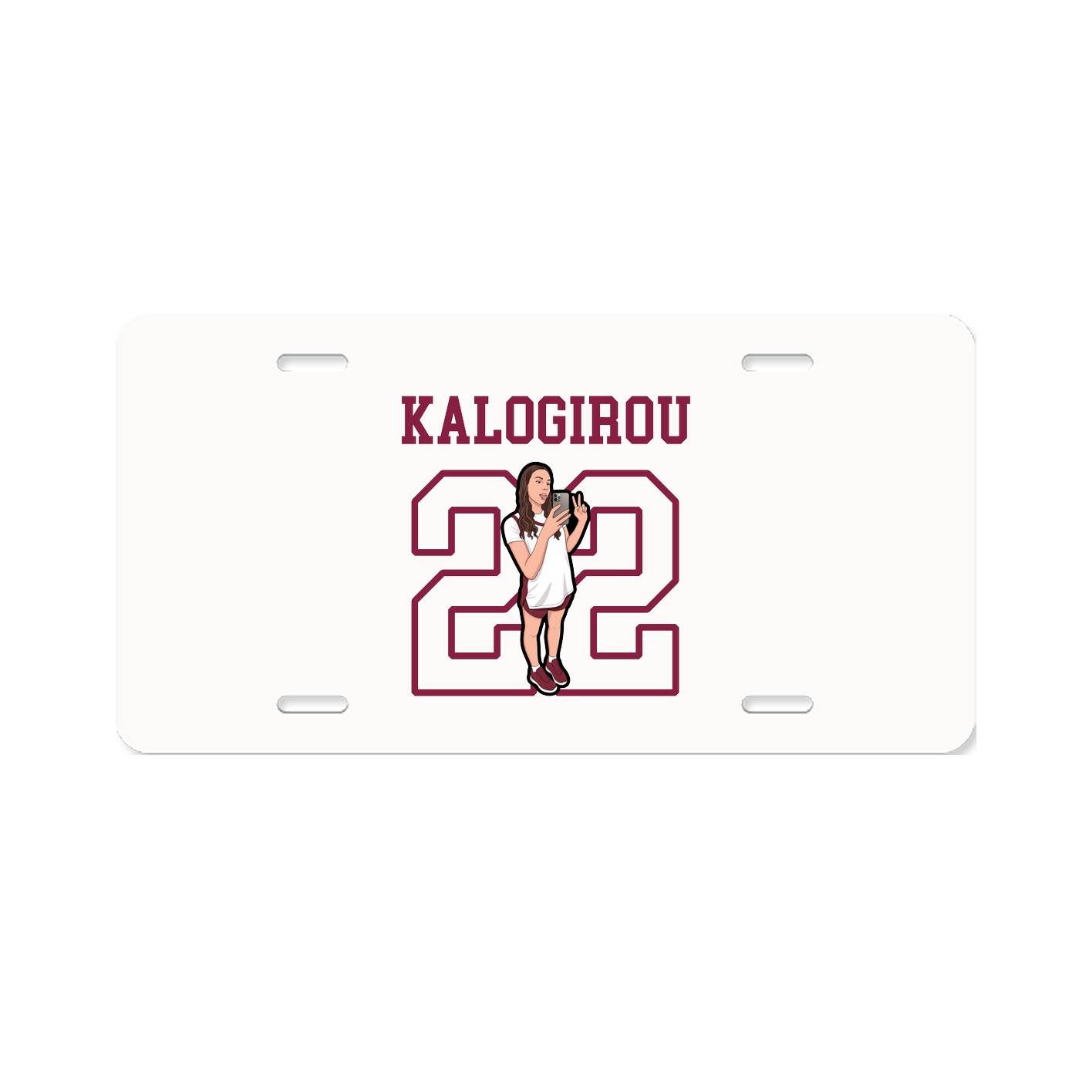 License Plate — Shirsey in Classic