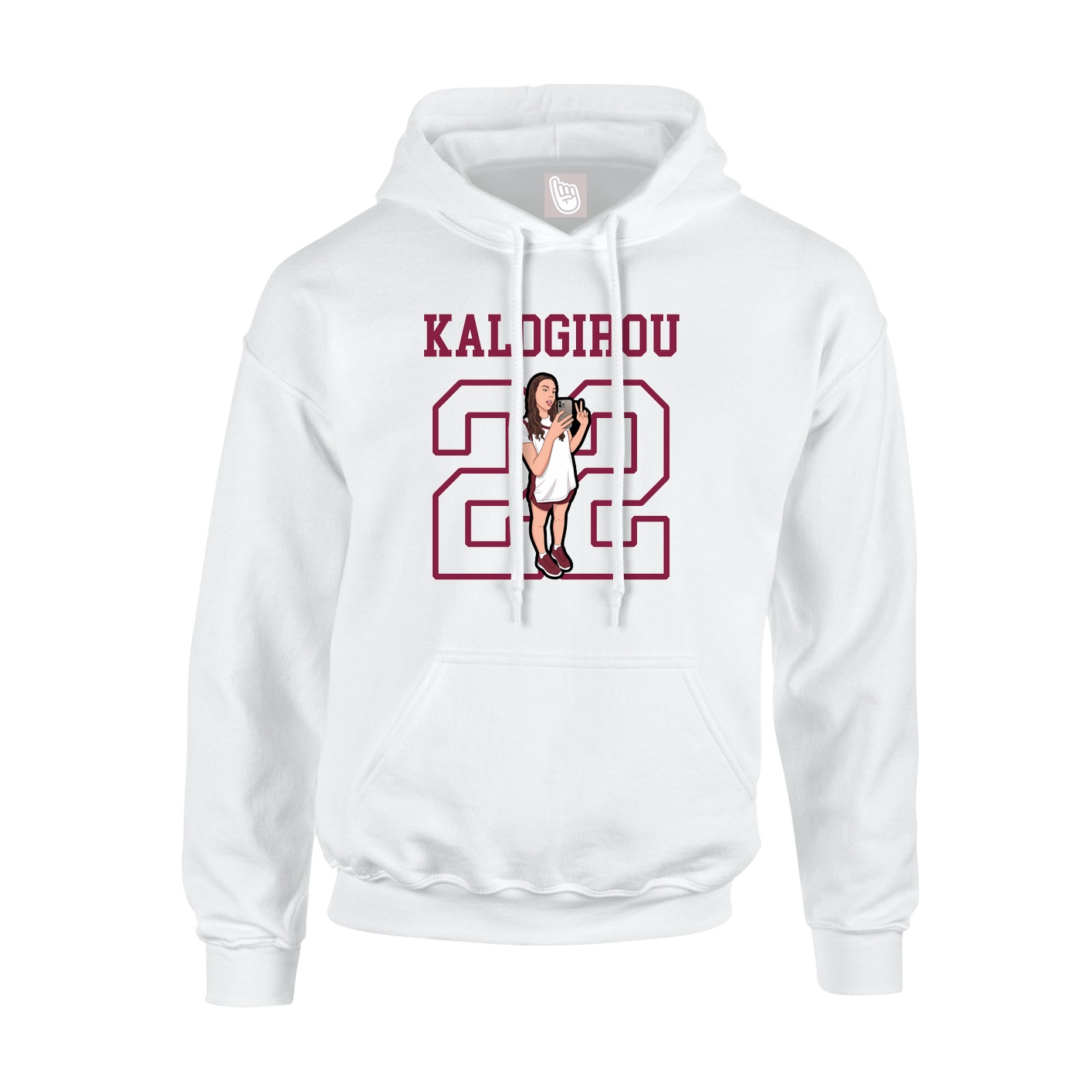 Youth Hoodie — Shirsey in White