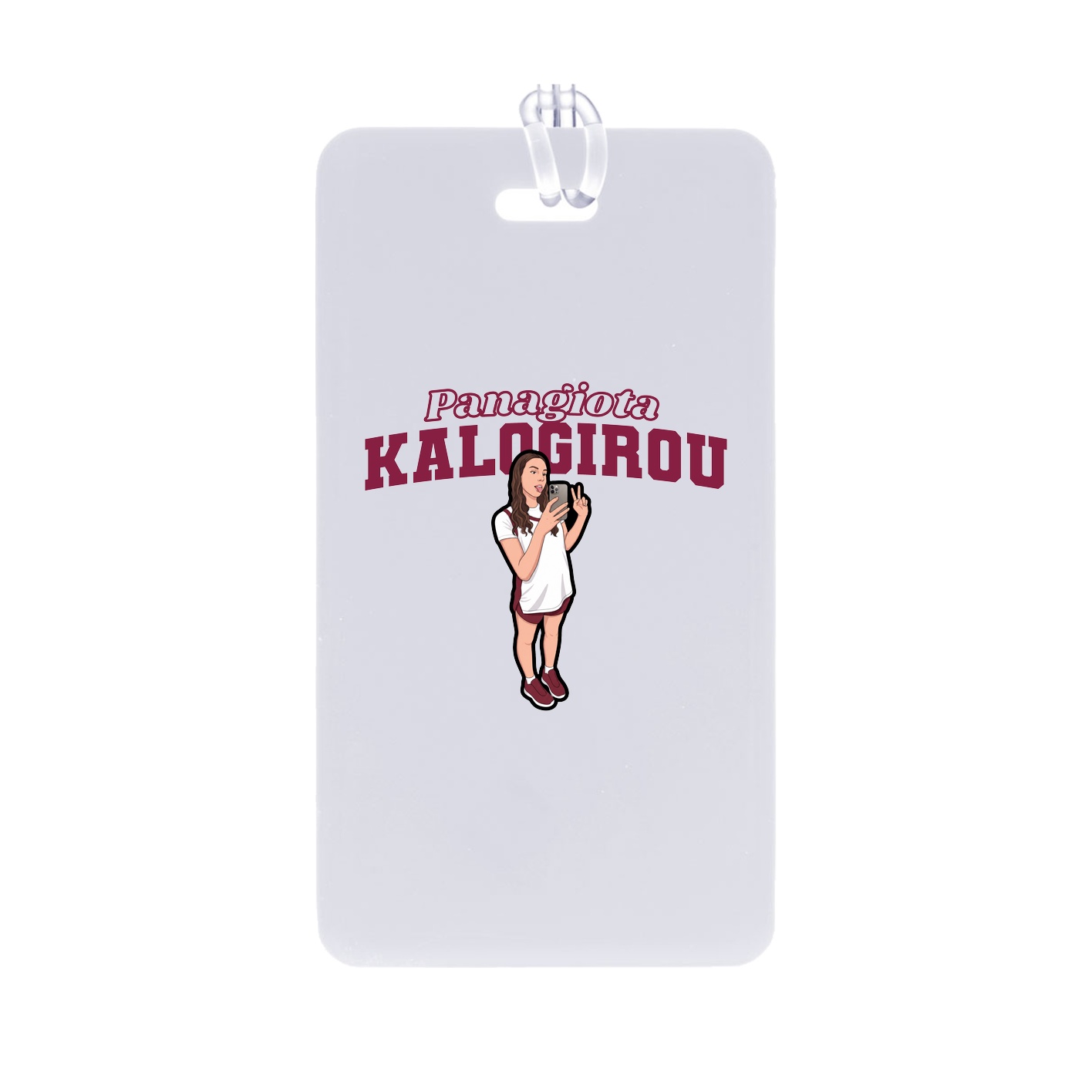 Bag Tag — Name Arch in Classic