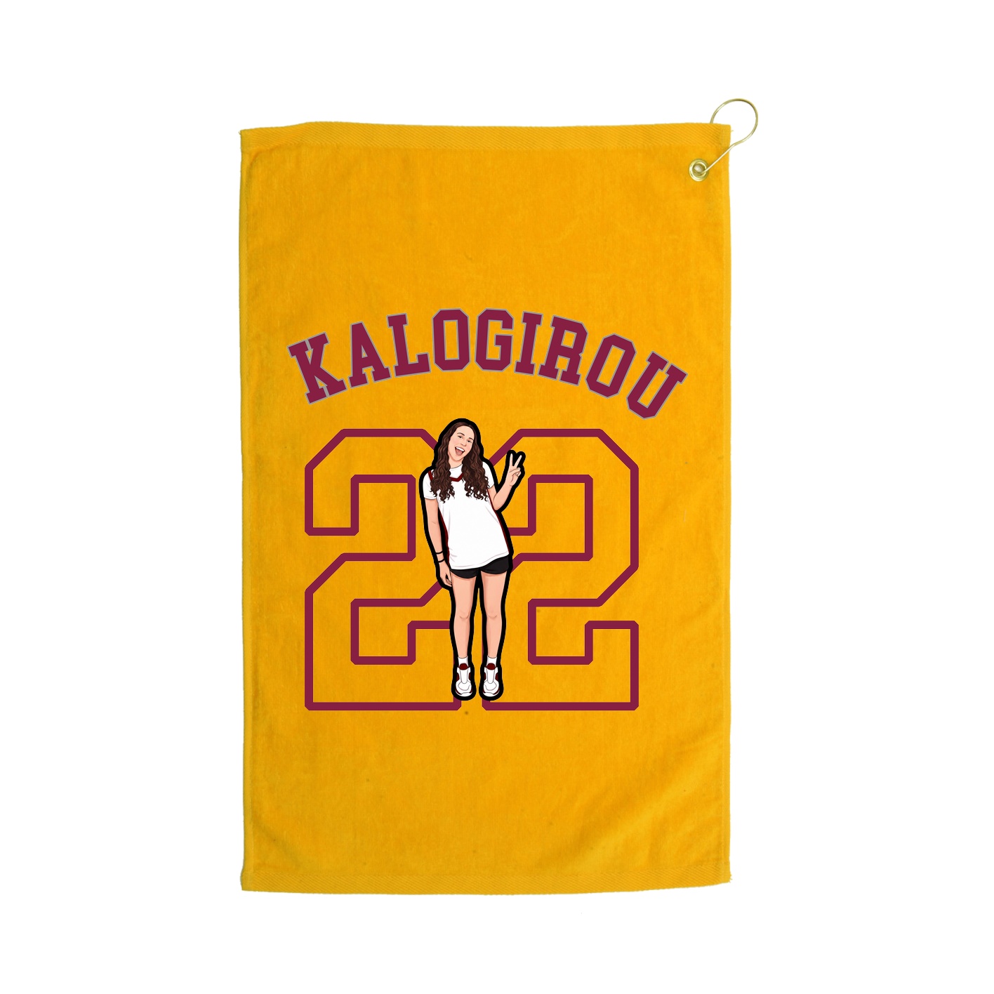 Golf Towel — Shirsey Arch in Gold