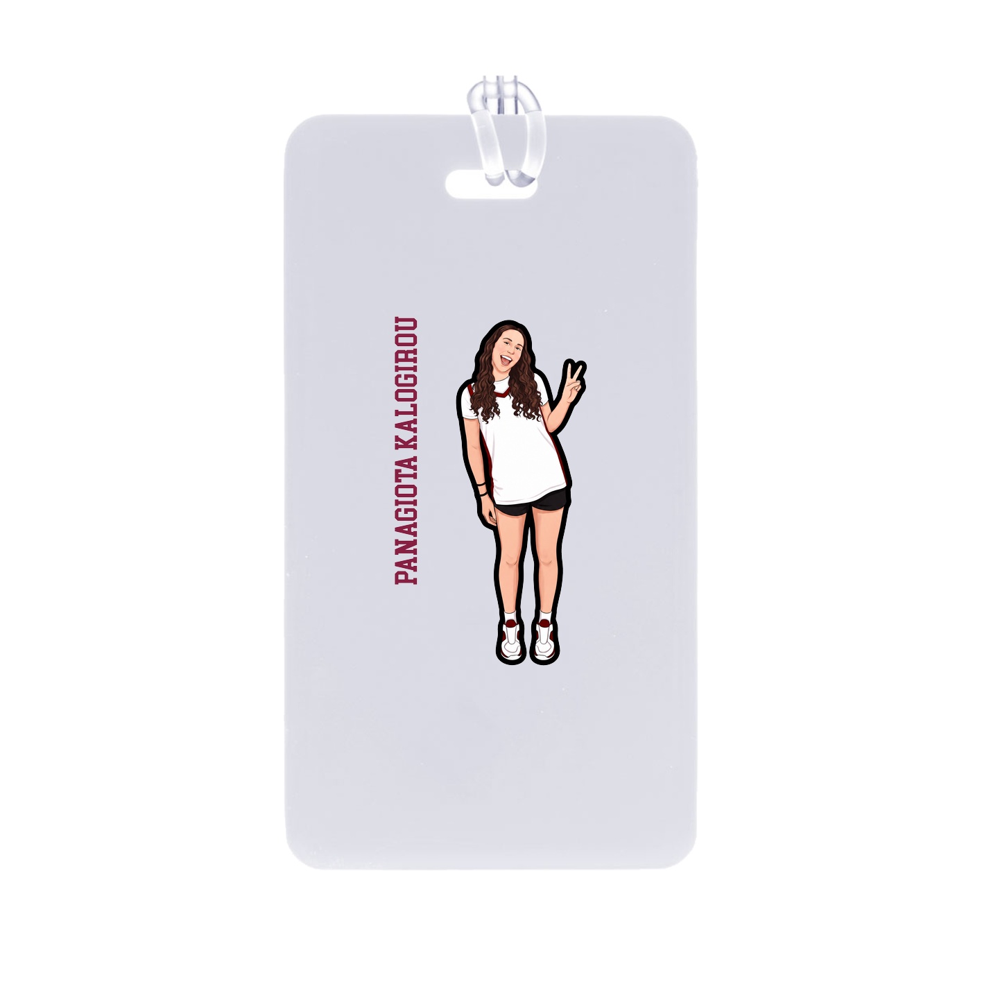 Bag Tag — Name Vertical in Classic