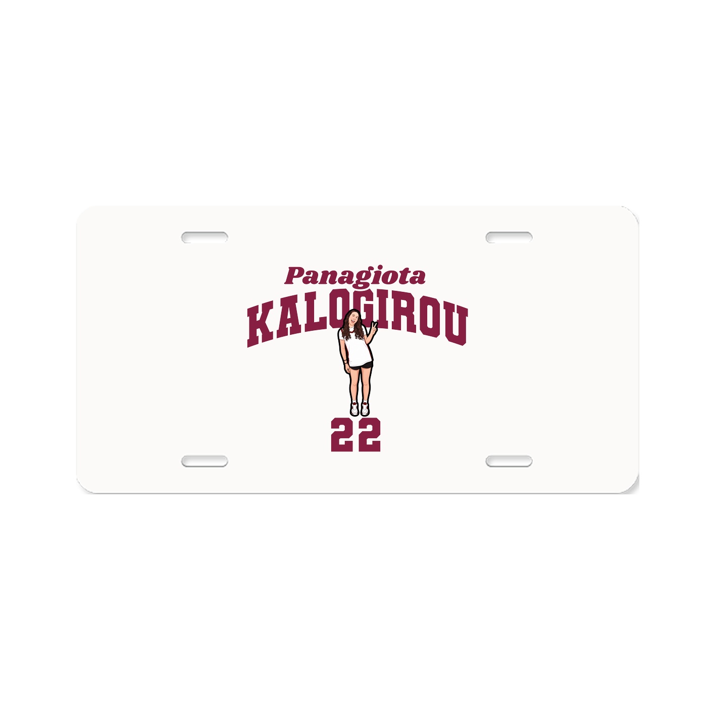 License Plate — Signature Arch in Classic