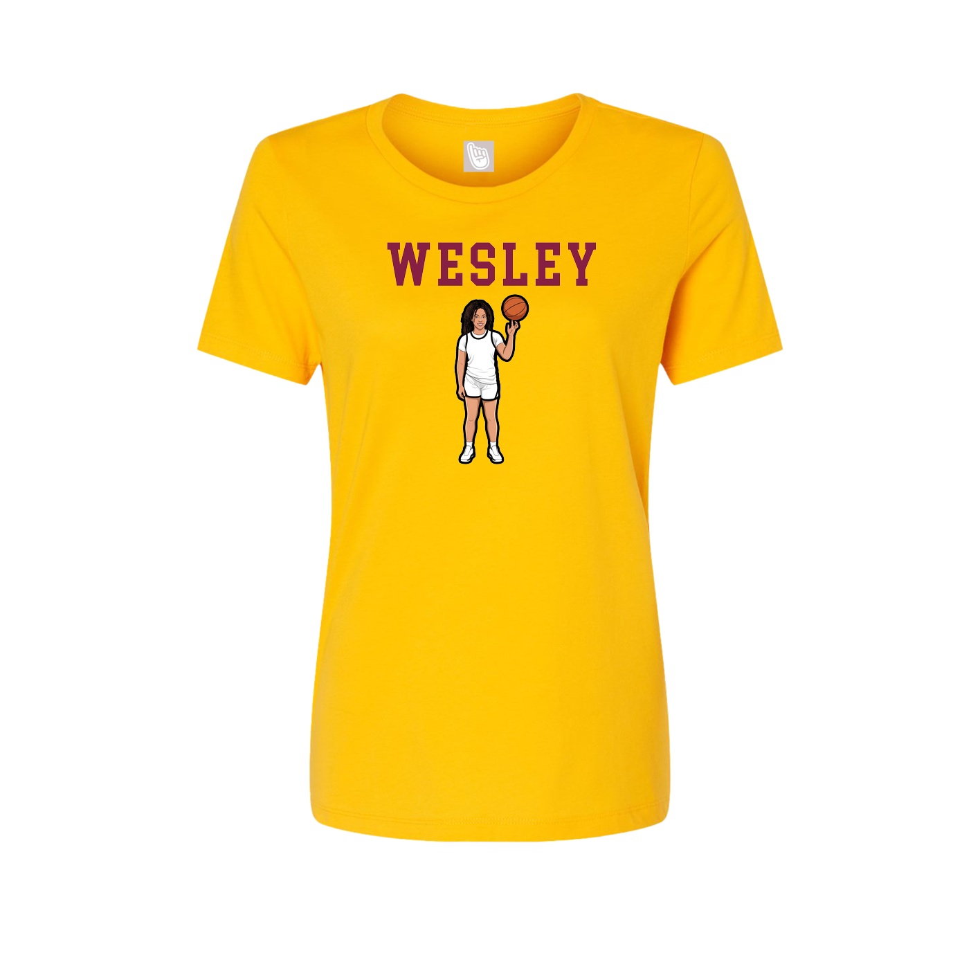 Fitted Women's Tee — Shirsey in Gold
