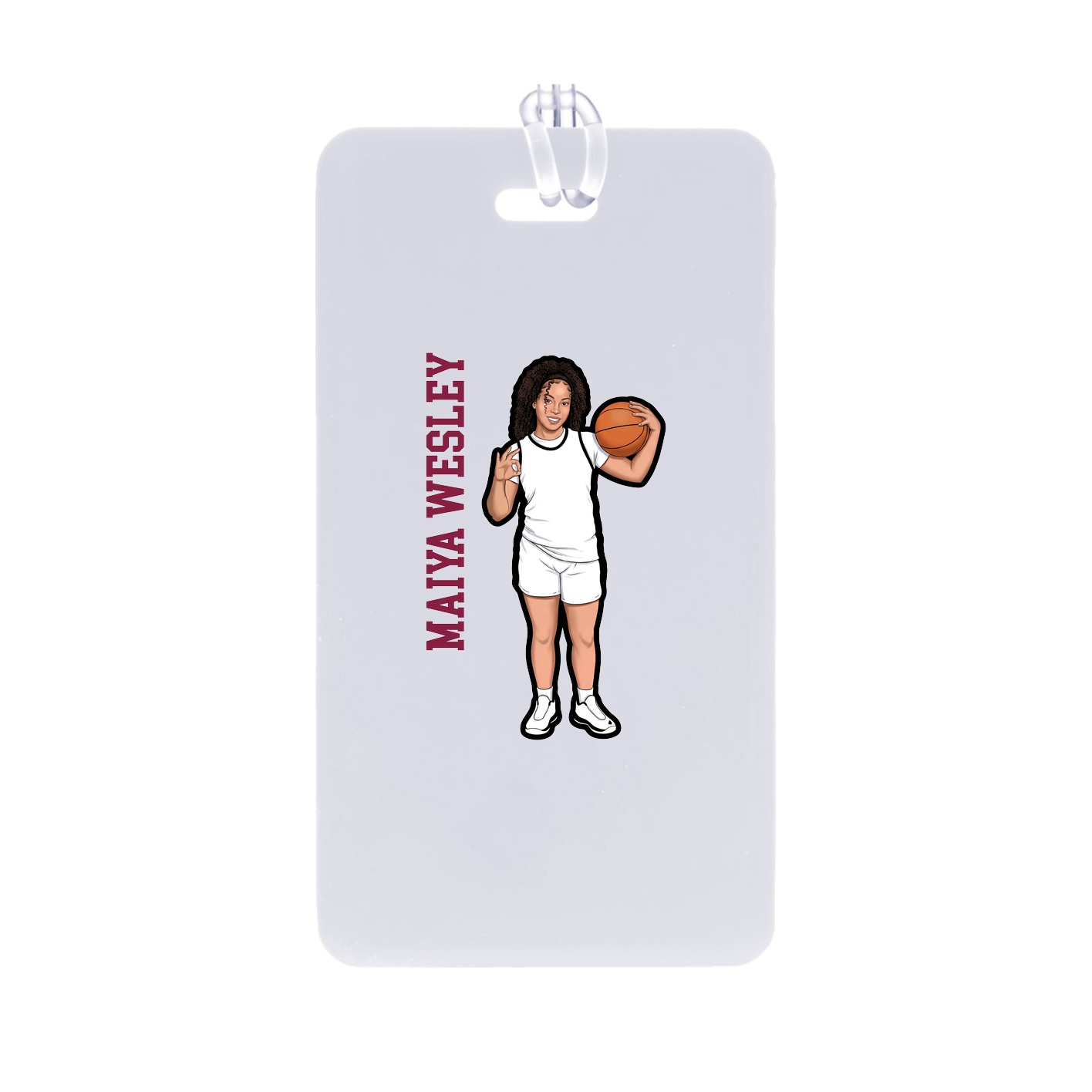Bag Tag — Name Vertical in Classic