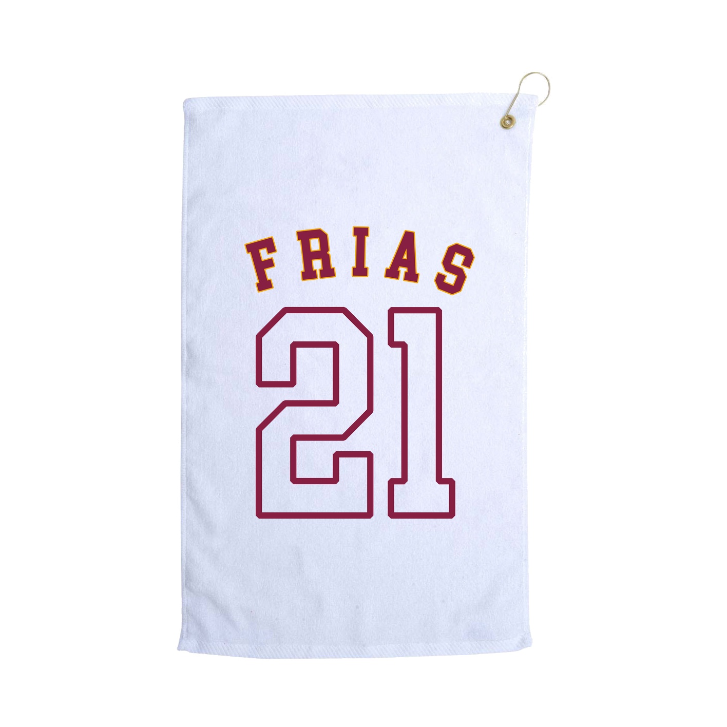 Golf Towel — Shirsey Arch in White