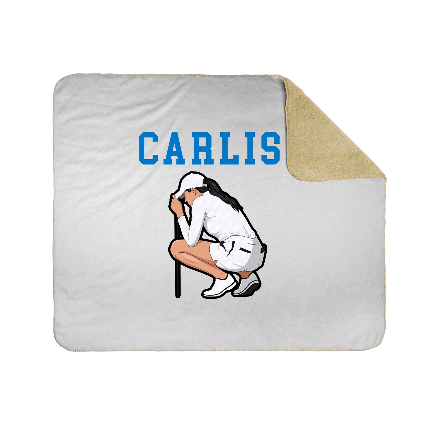 Throw Blanket — Shirsey in White