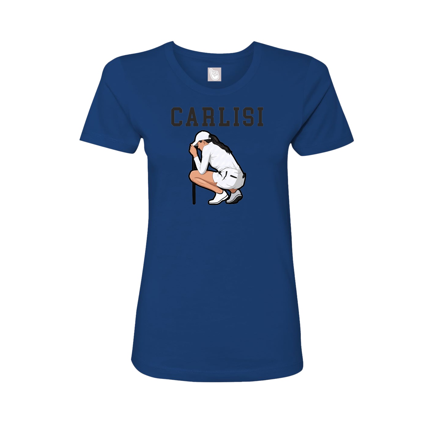 Fitted Women's Tee — Shirsey in Royal