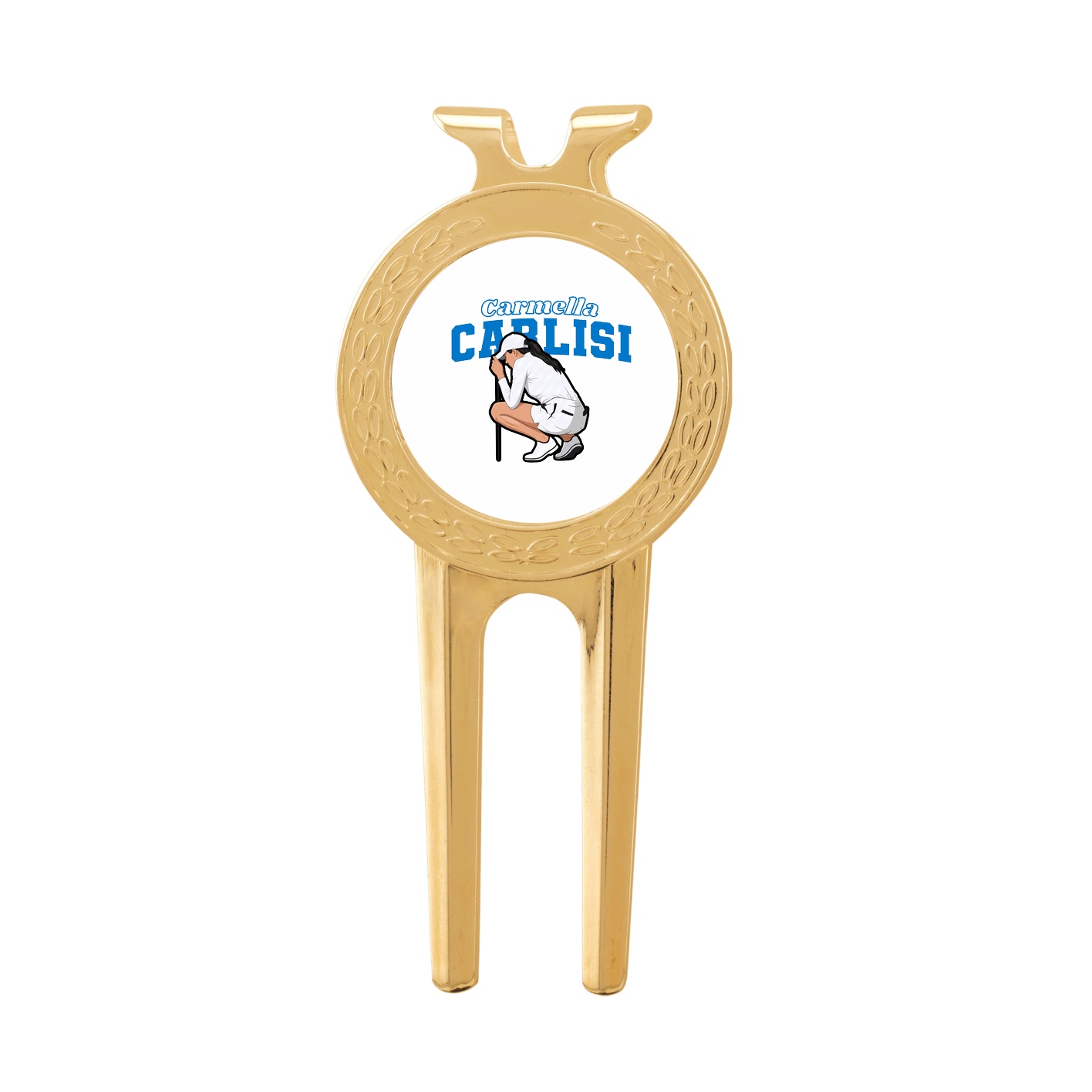 Divot Tool with Ball Marker — Name Arch in Classic