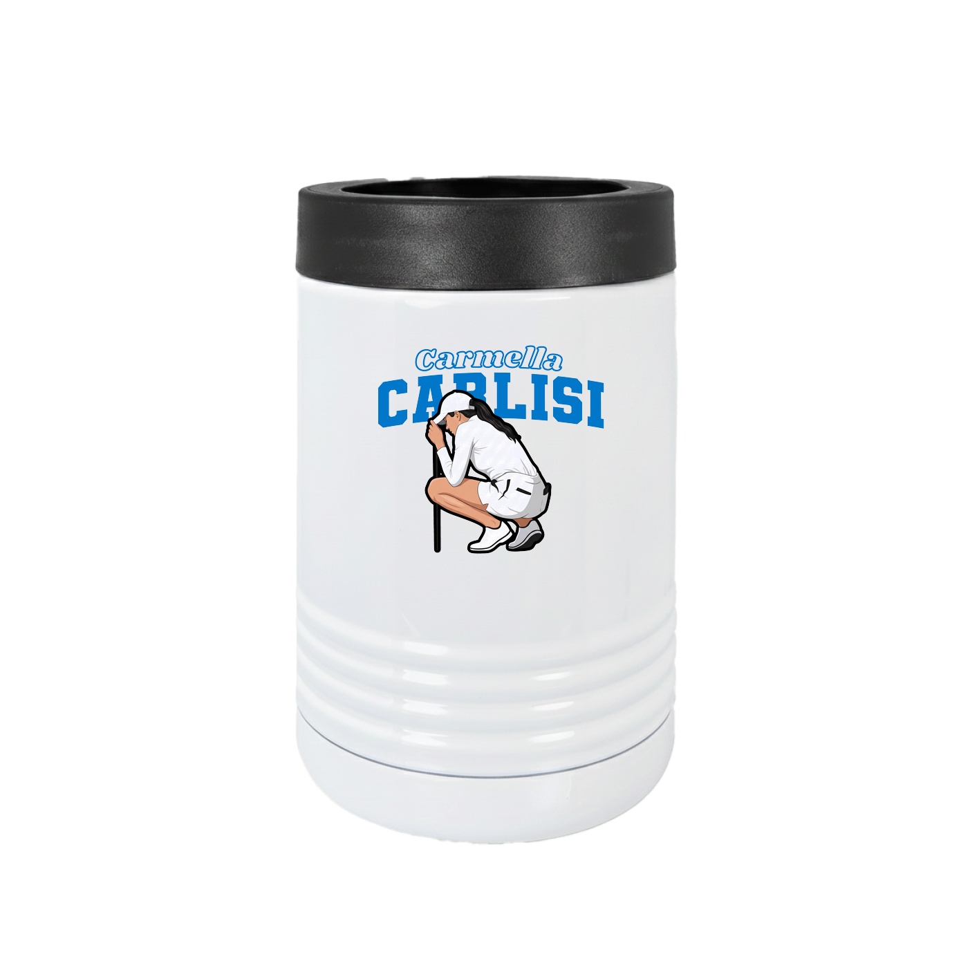 Beverage Holder — Name Arch in White
