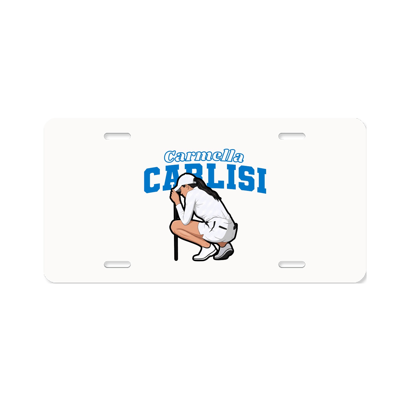 License Plate — Name Arch in Classic