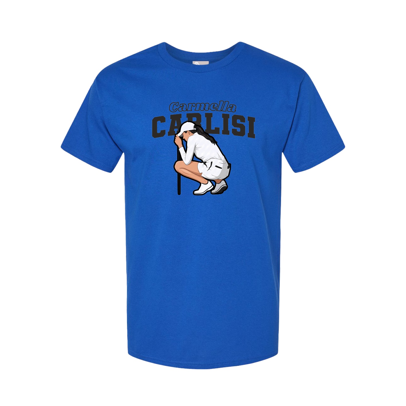 Youth Tee — Name Arch in Royal