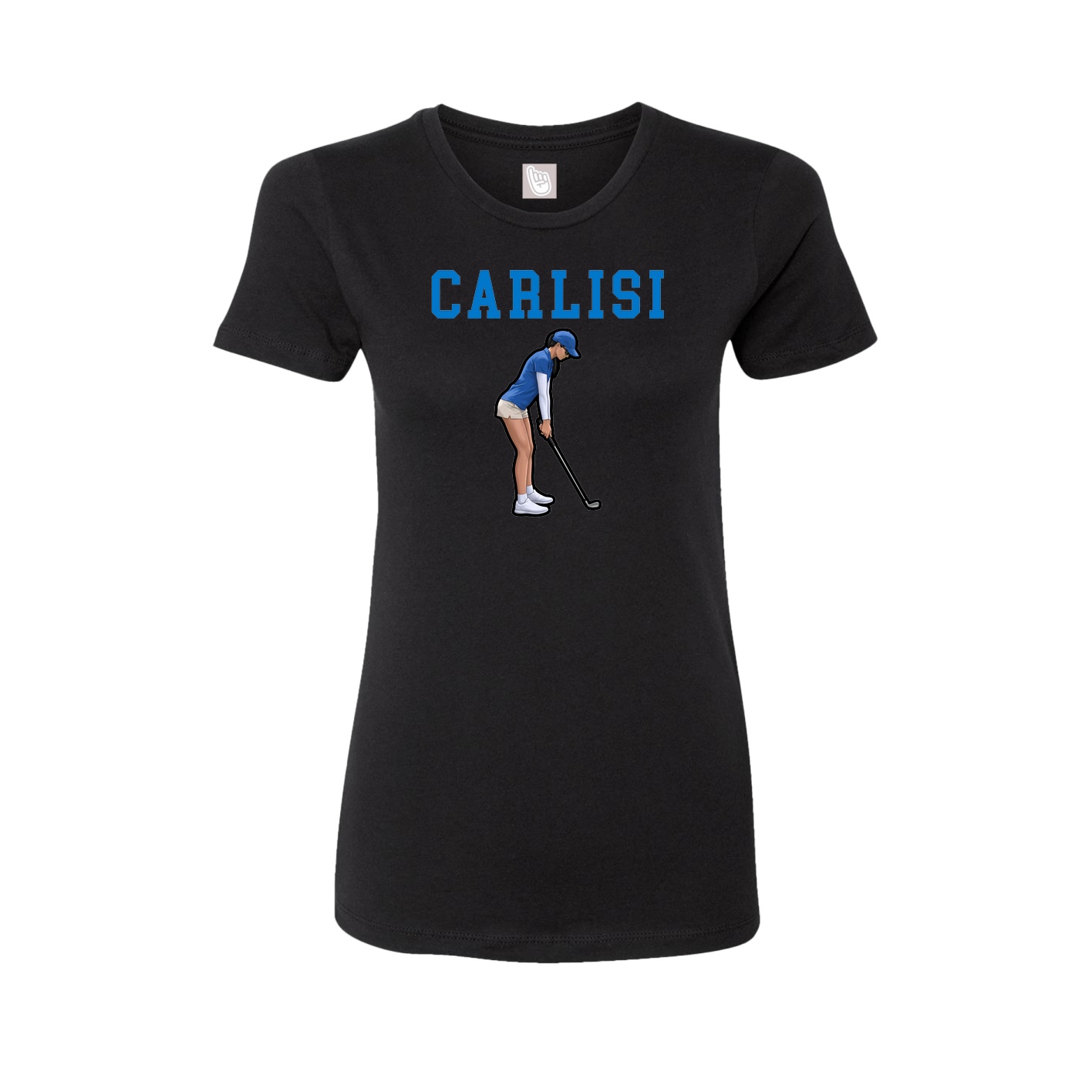 Fitted Women's Tee — Shirsey in Black