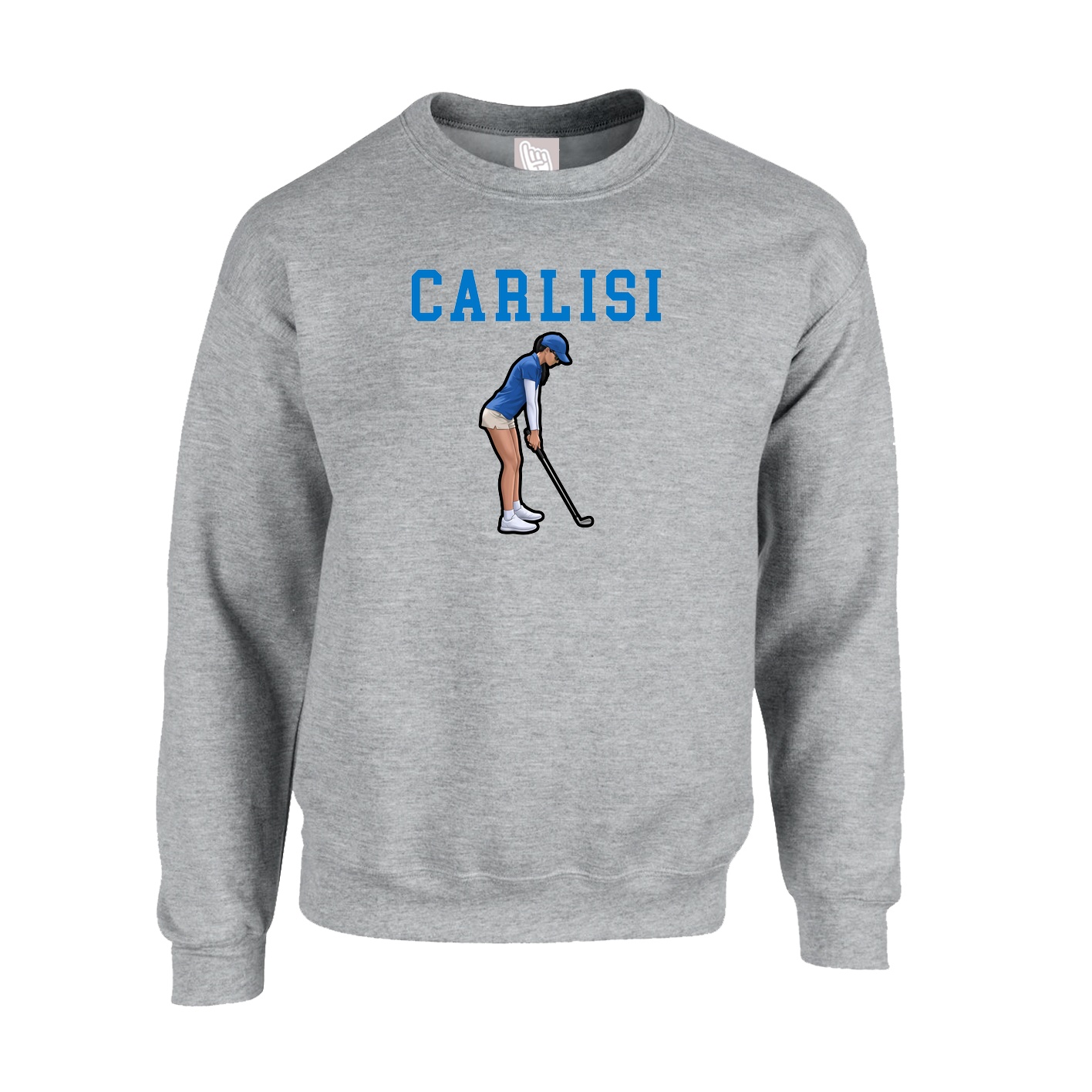 Fleece Crew — Shirsey in Grey