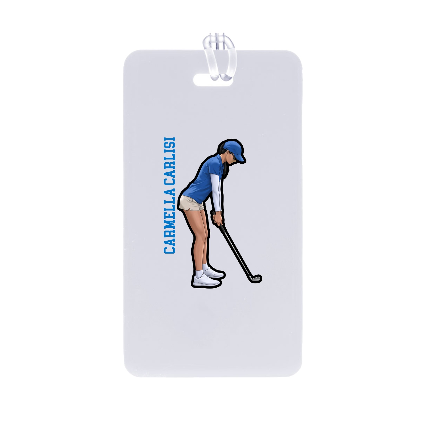 Bag Tag — Name Vertical in Classic