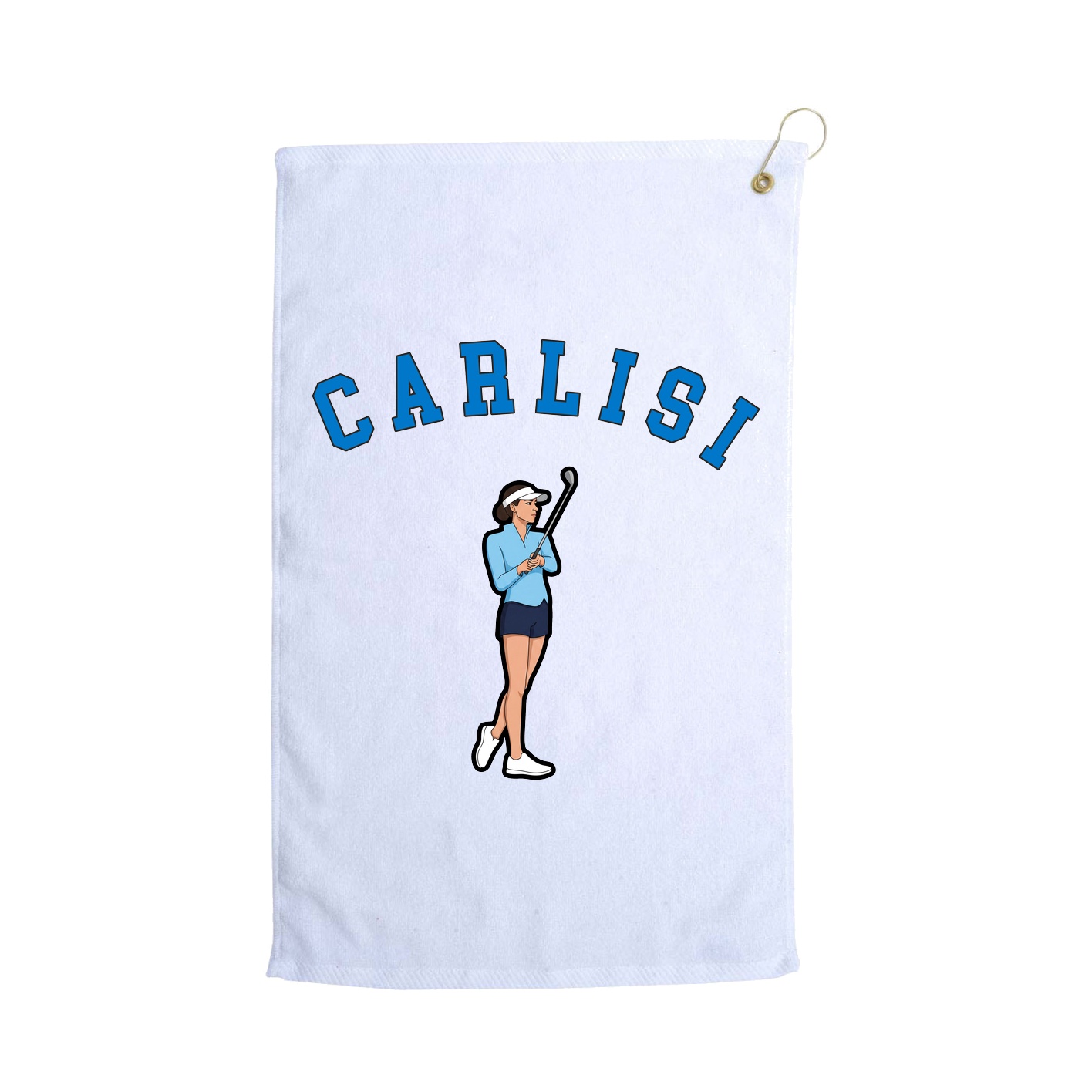 Golf Towel — Shirsey Arch in White