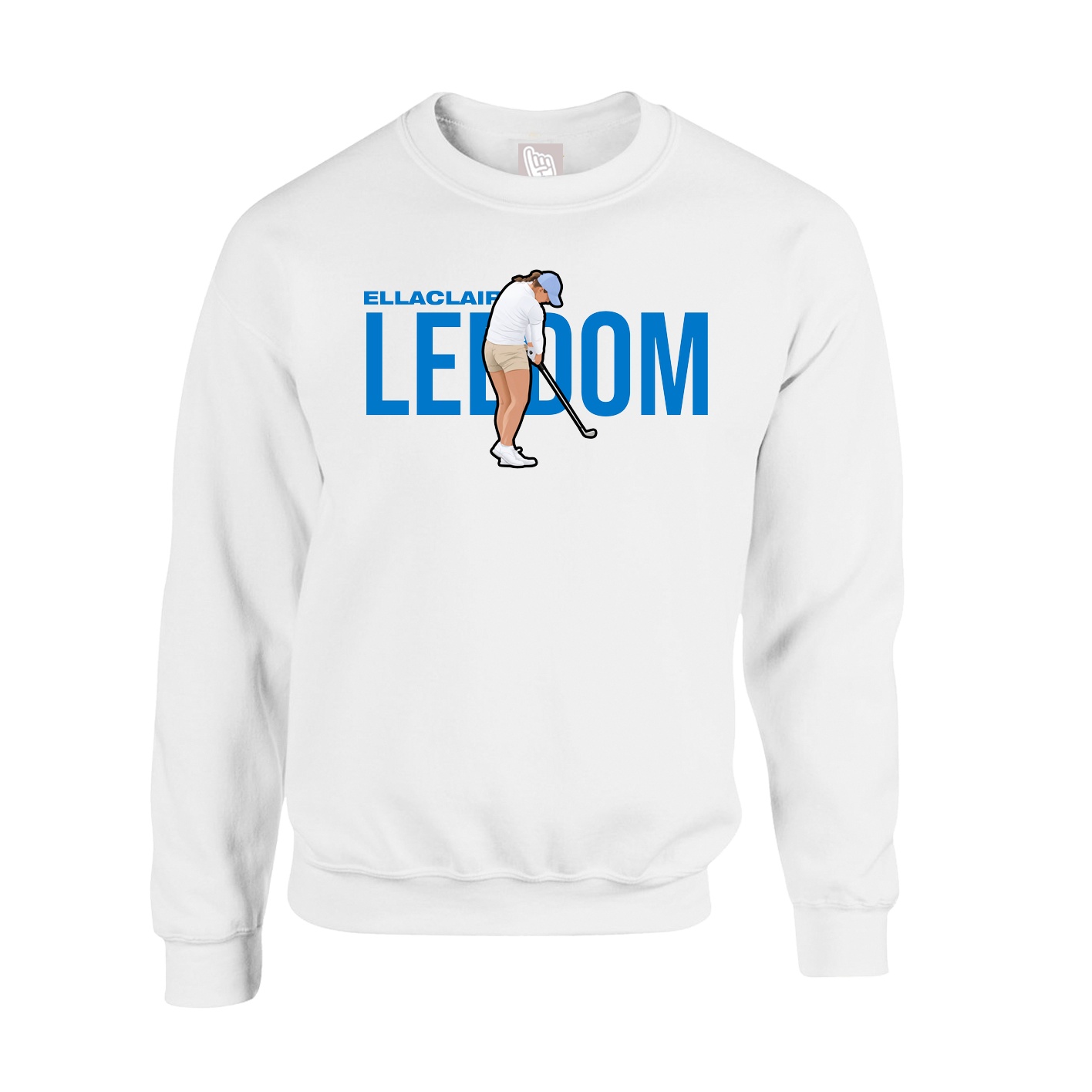 Fleece Crew — Player Name in White