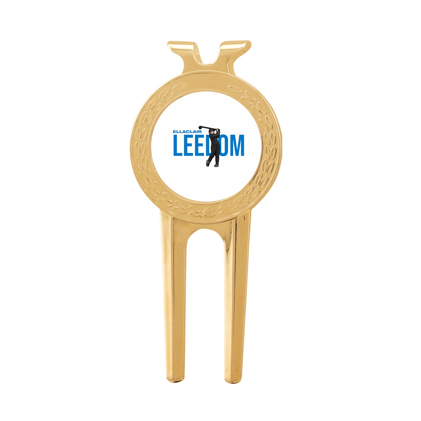 Divot Tool with Ball Marker — Player Name in Classic