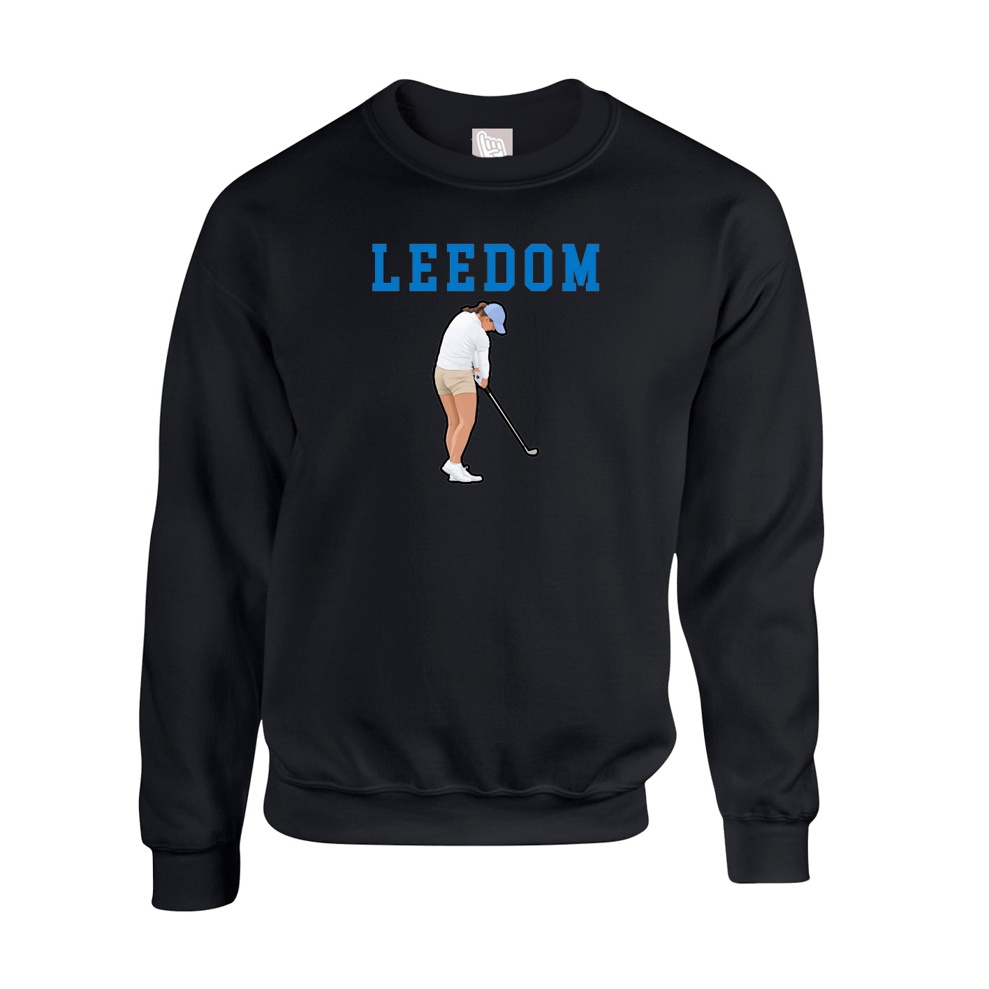 Fleece Crew — Shirsey in Black