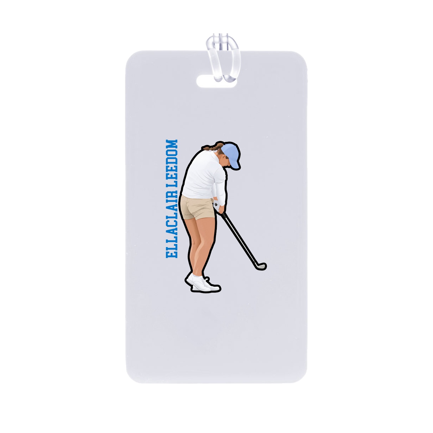 Bag Tag — Name Vertical in Classic