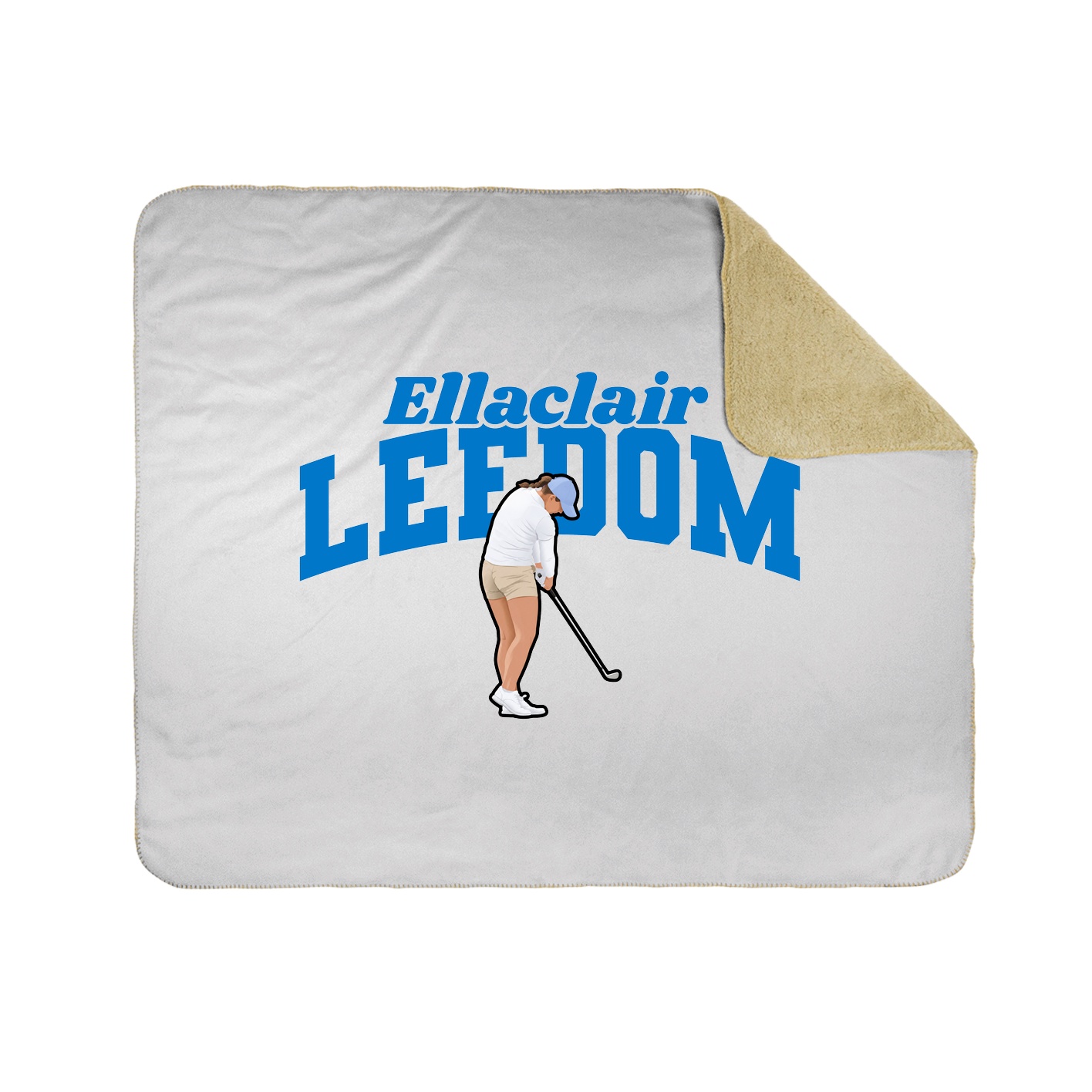 Throw Blanket — Signature Arch in White