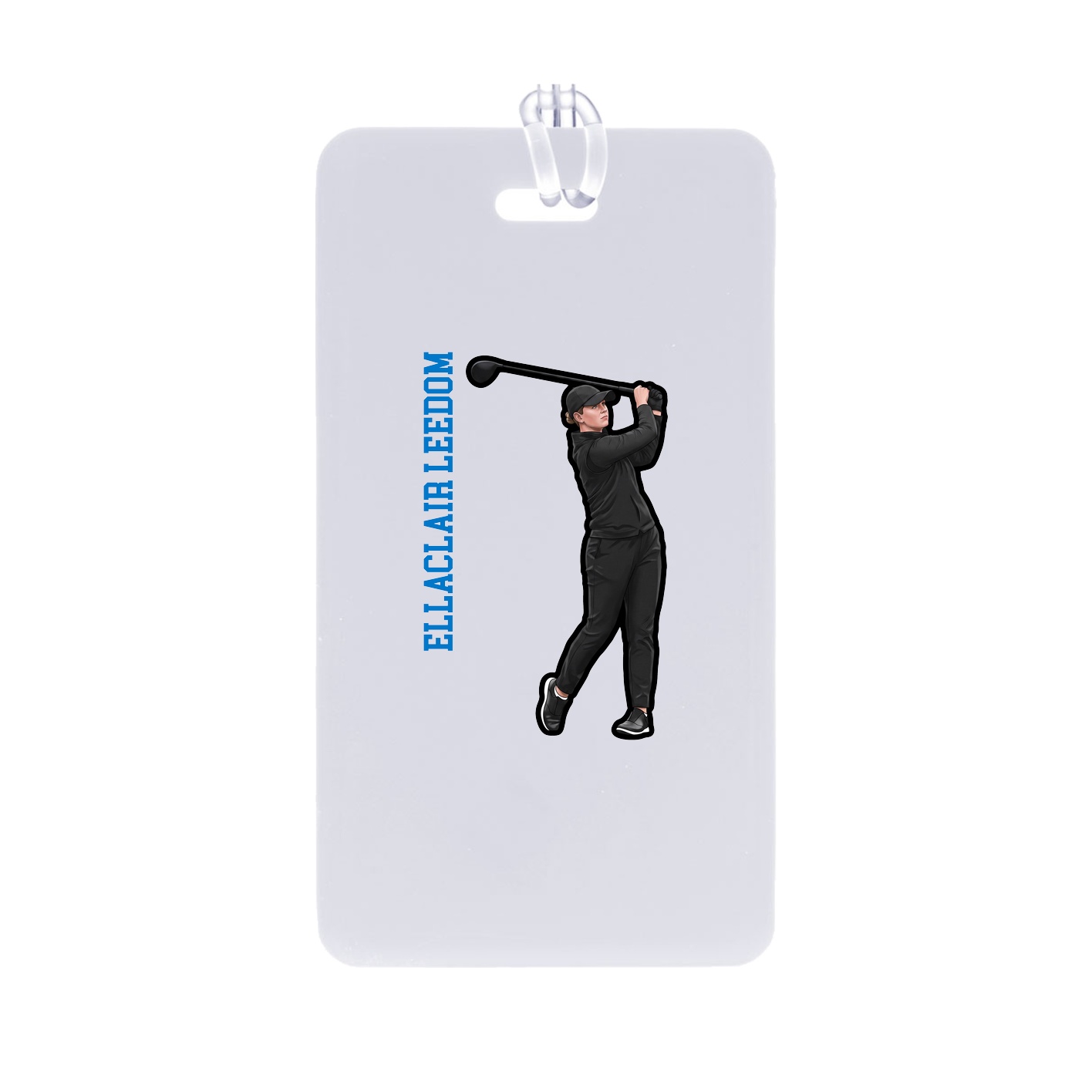Bag Tag — Name Vertical in Classic
