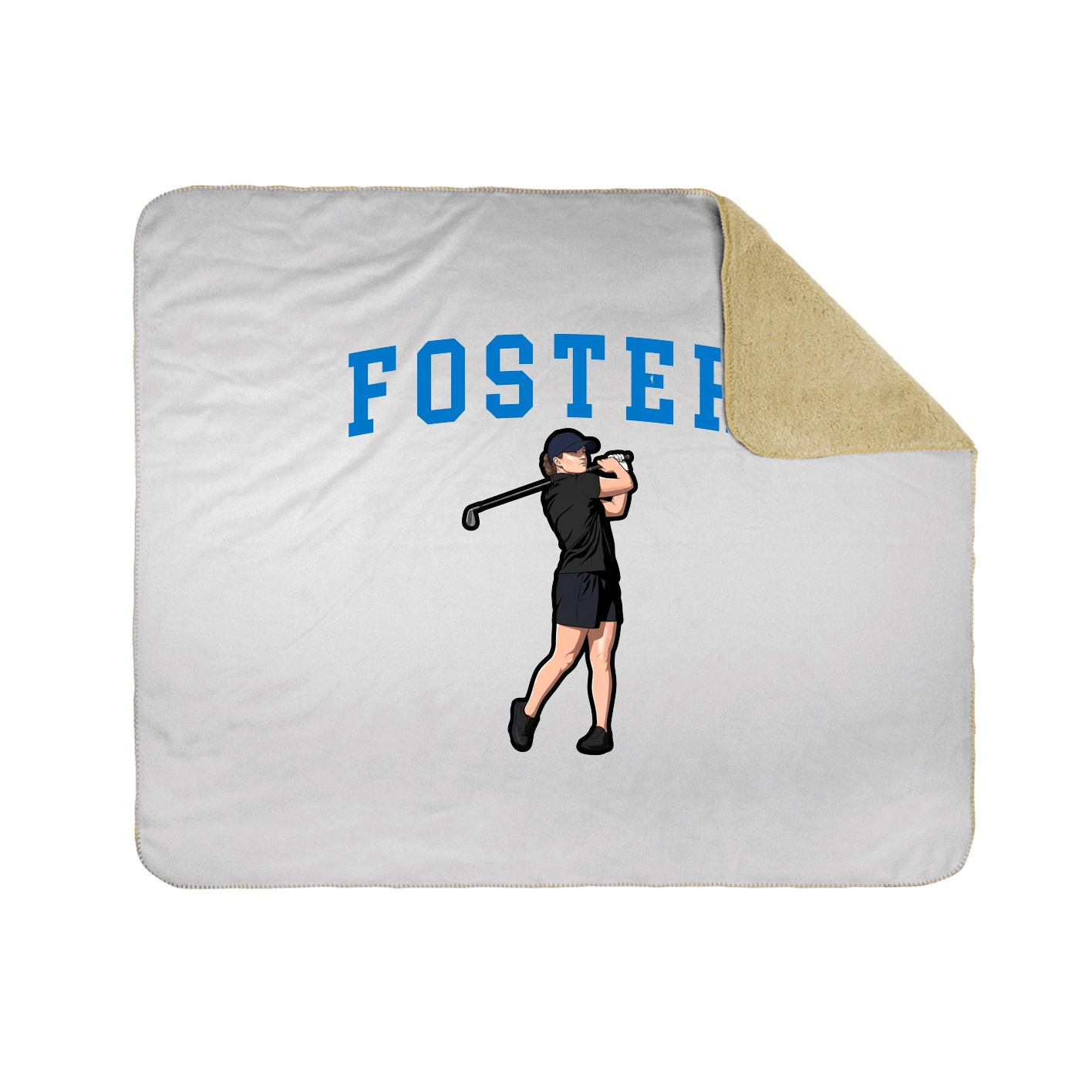 Throw Blanket — Shirsey in White