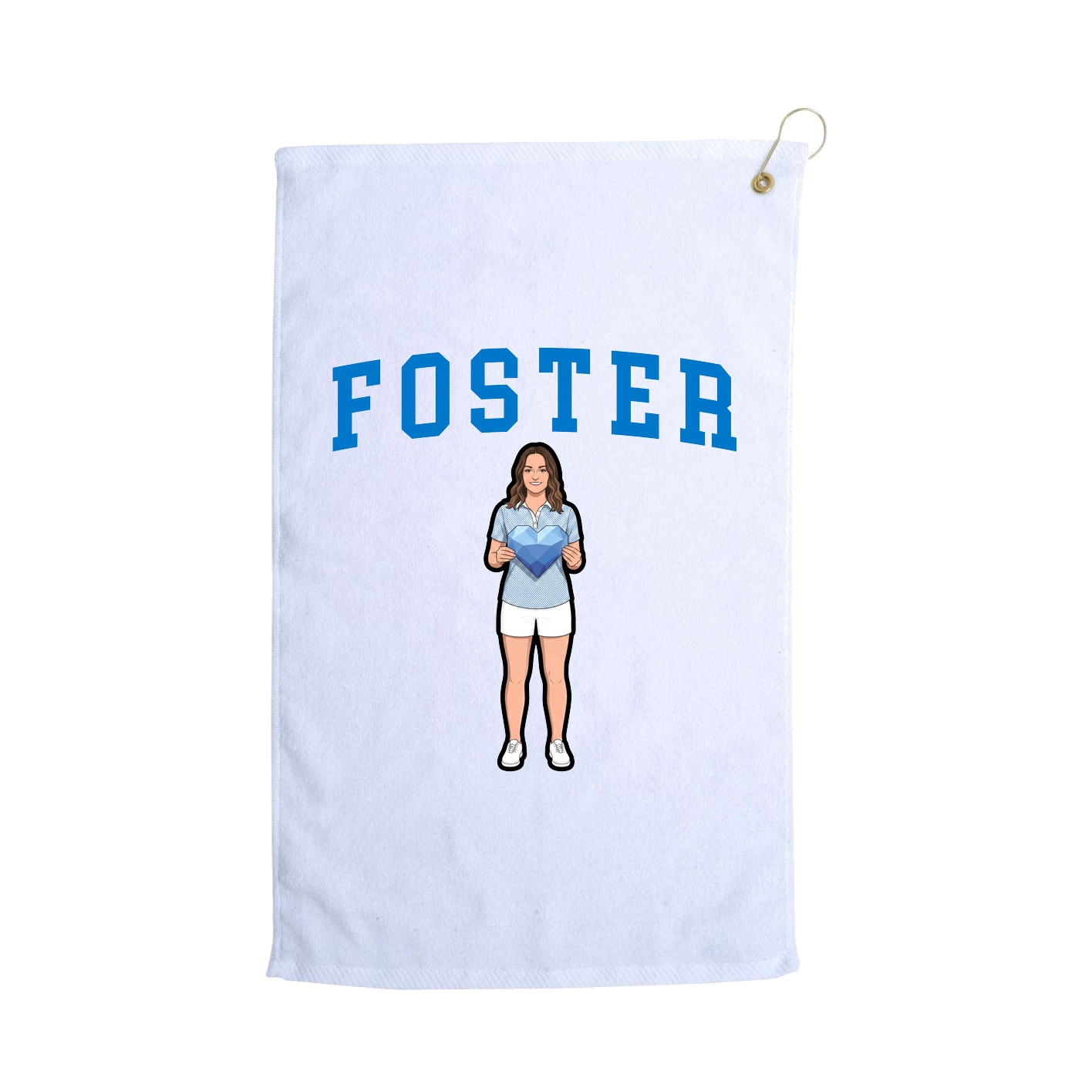 Golf Towel — Shirsey in White