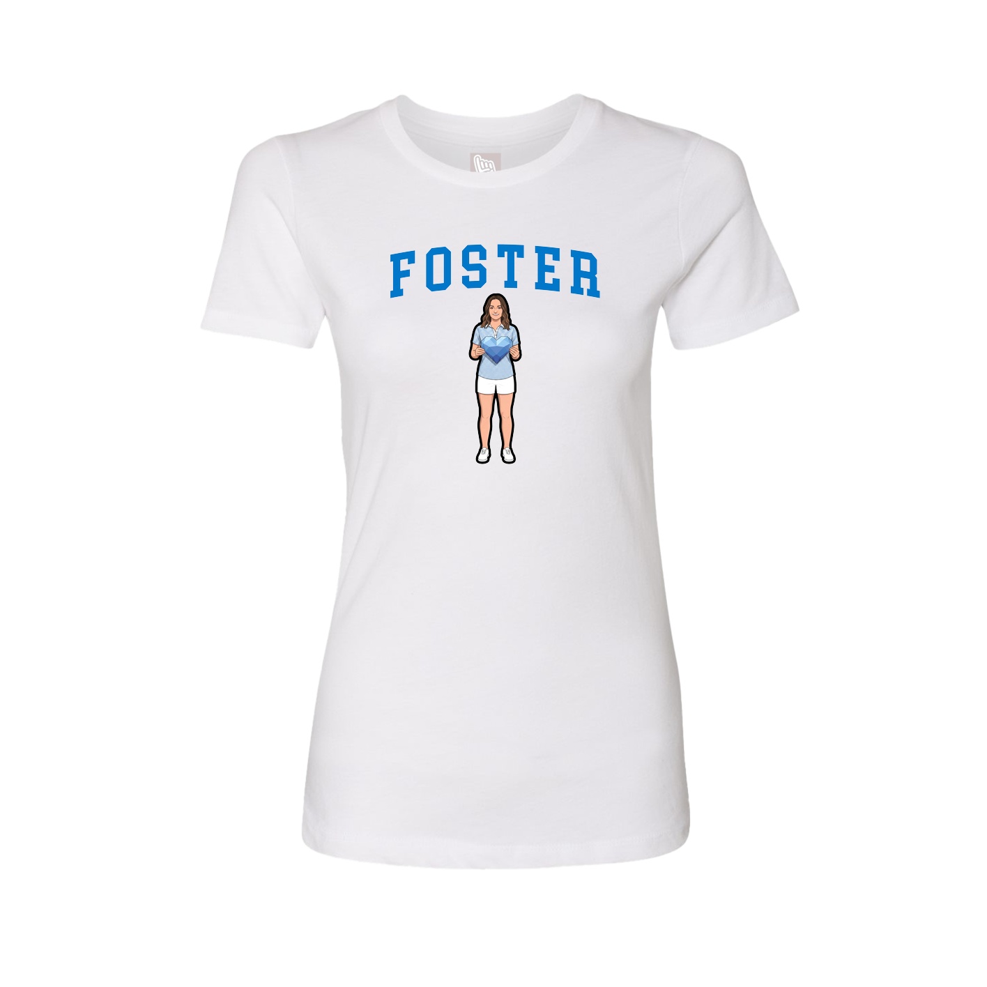 Fitted Women's Tee — Shirsey in White