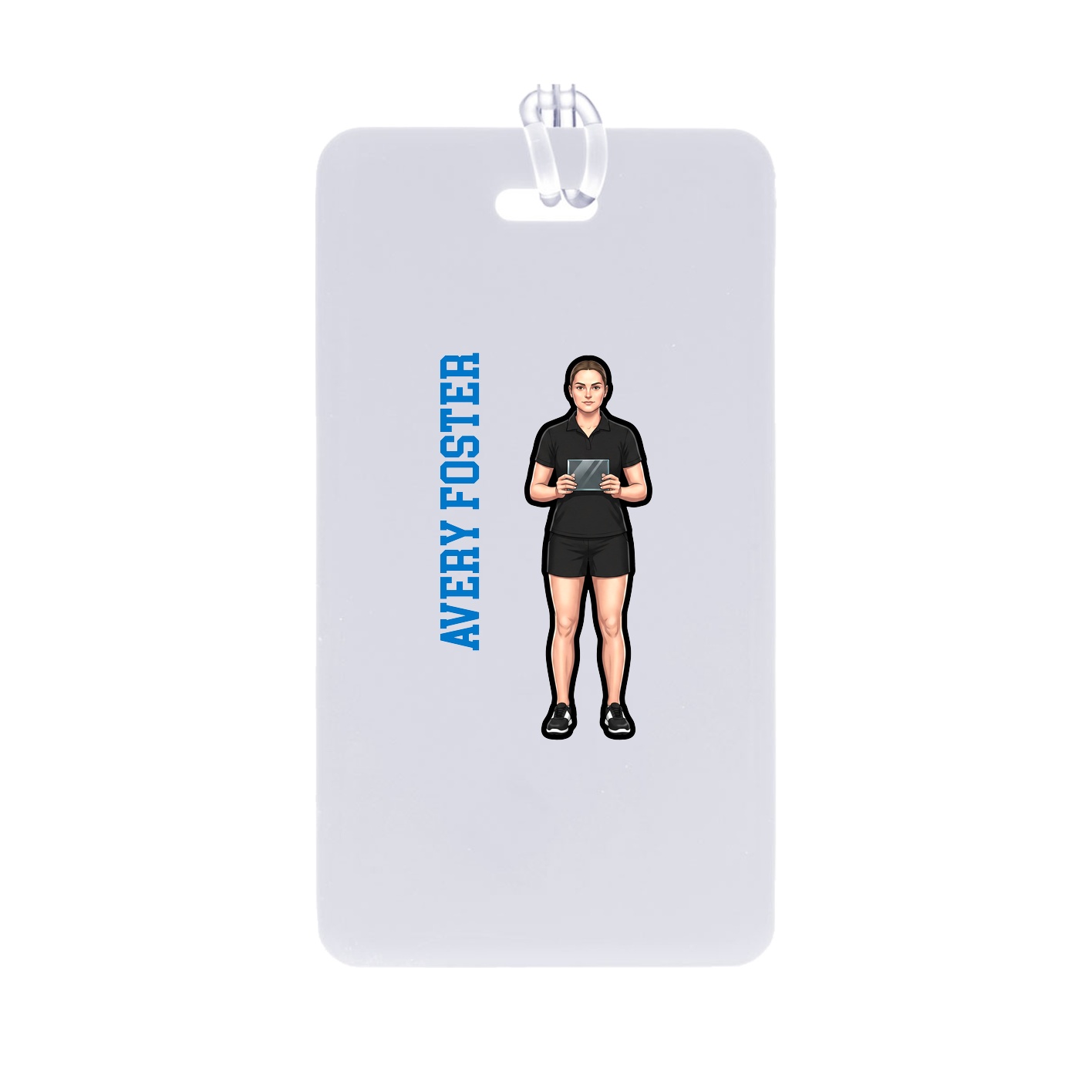 Bag Tag — Name Vertical in Classic