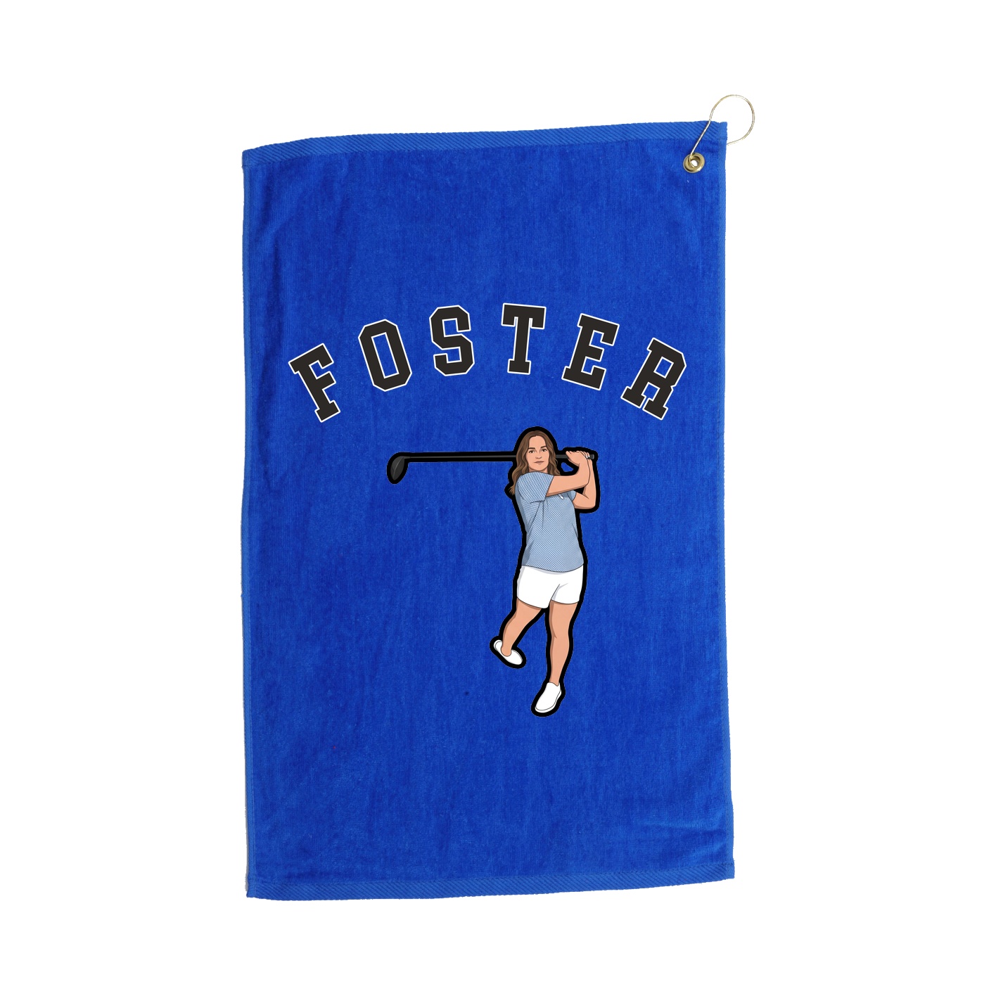 Golf Towel — Shirsey Arch in Royal