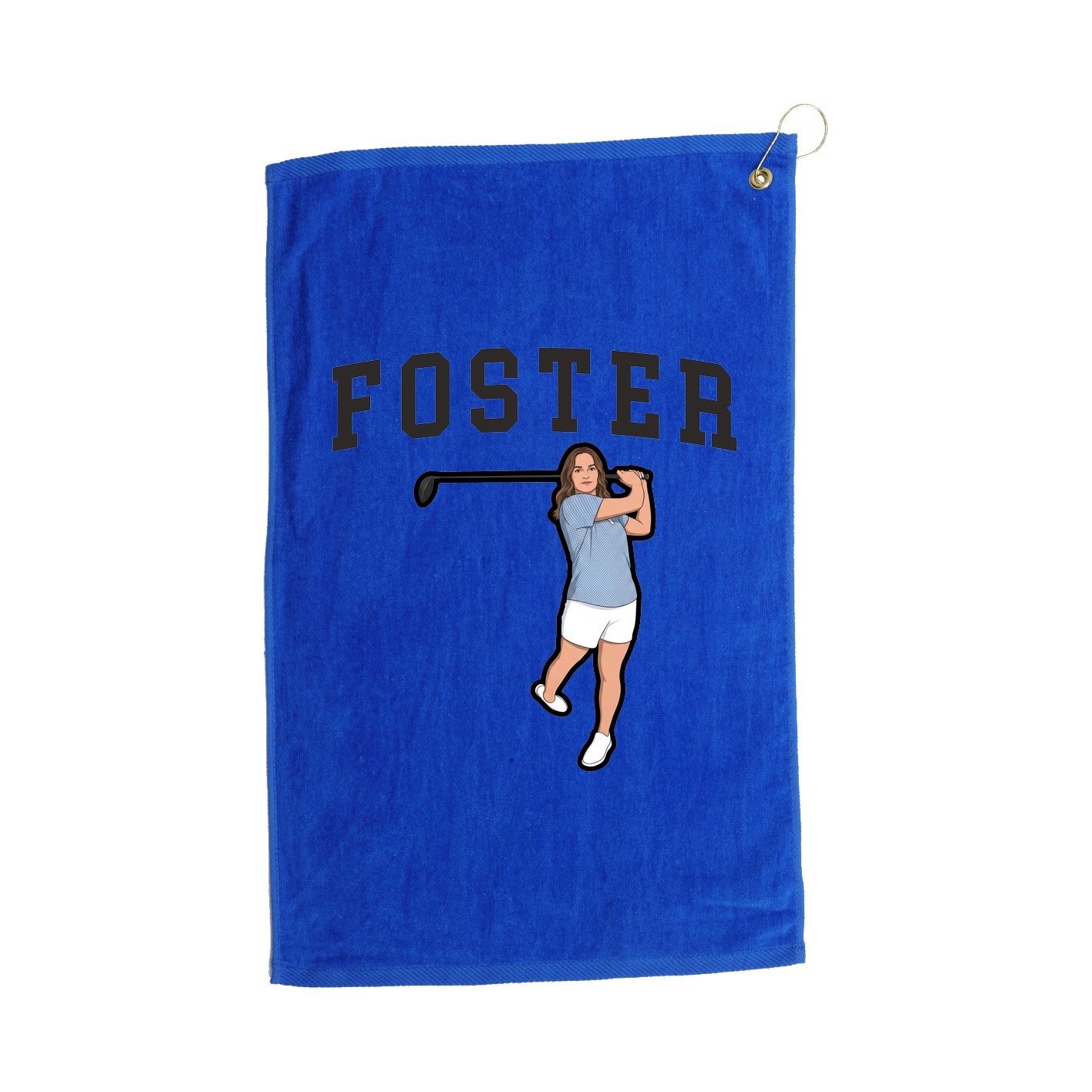 Golf Towel — Shirsey in Royal