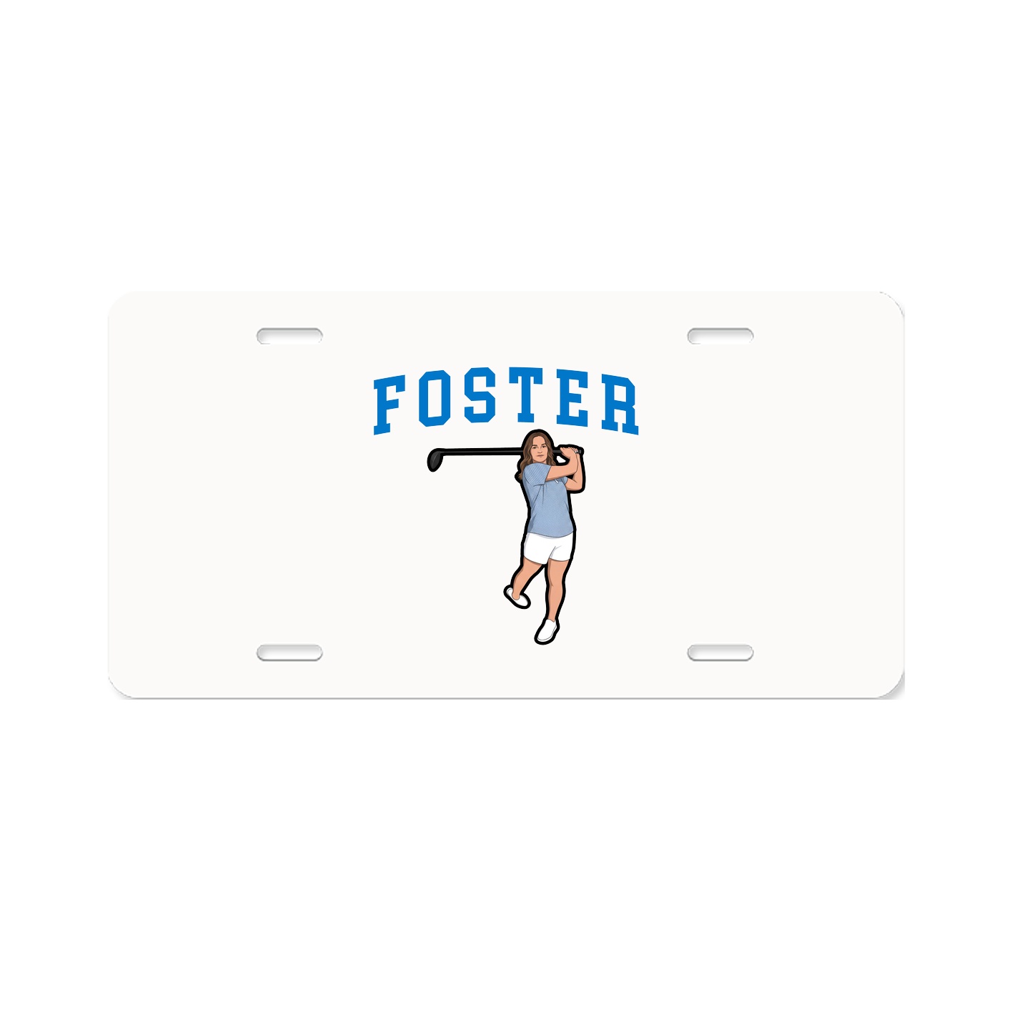 License Plate — Shirsey in Classic
