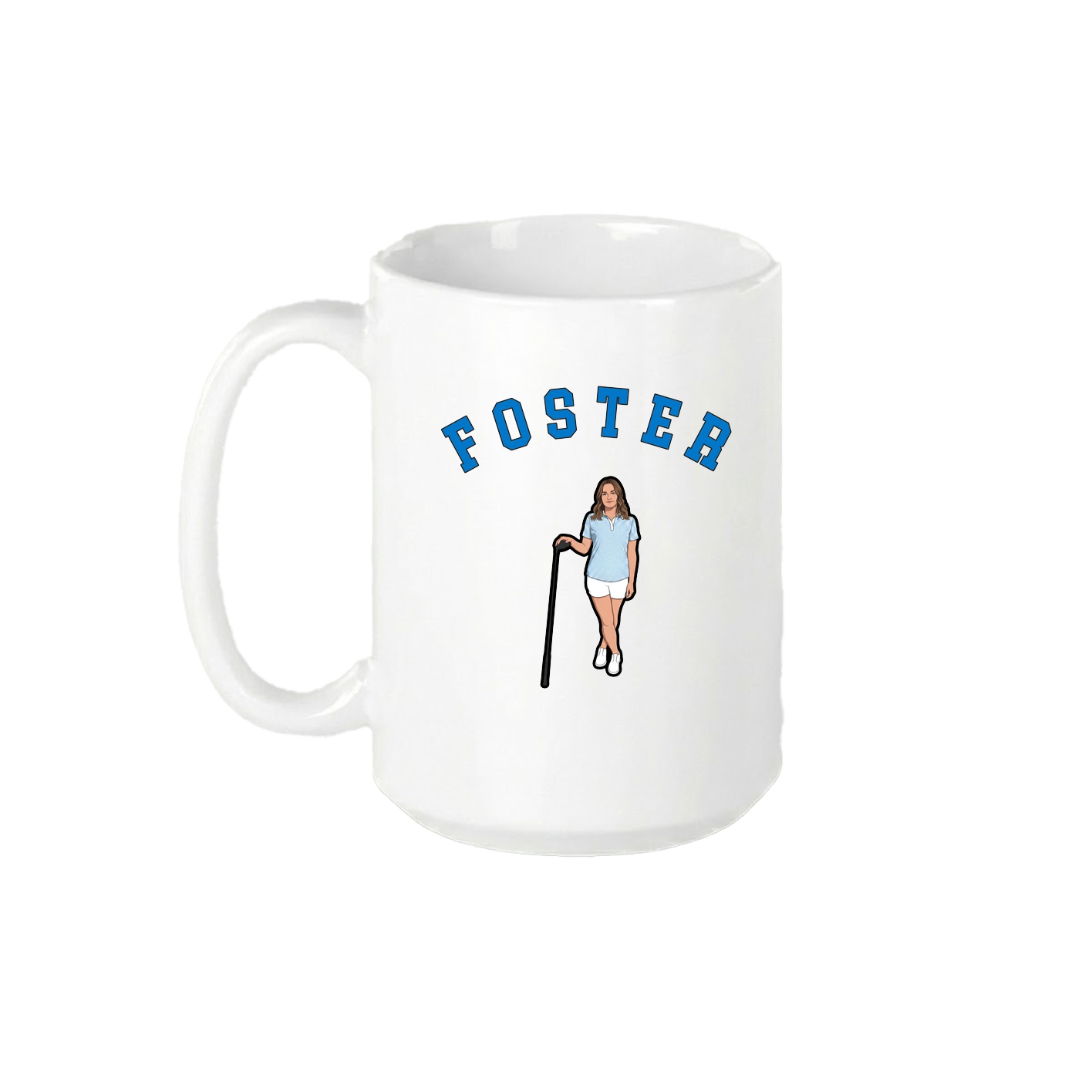 15oz Coffee Mug — Shirsey Arch in White