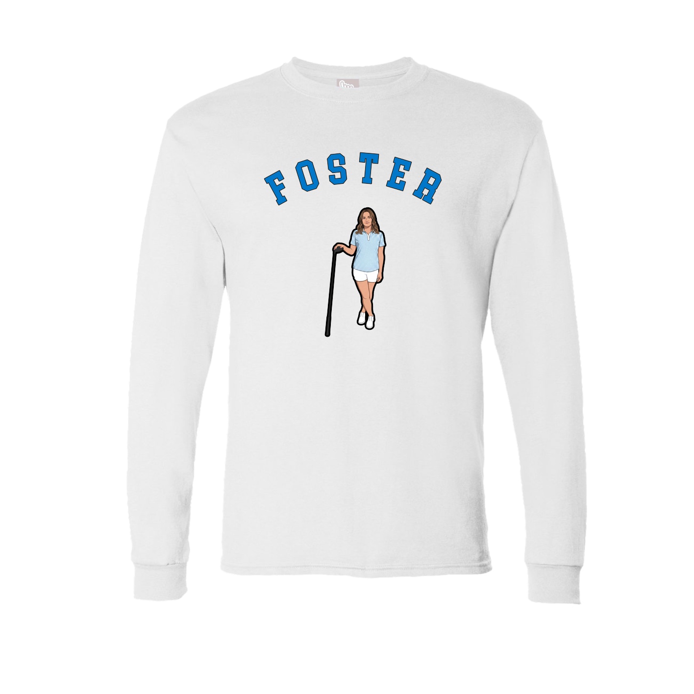 Long Sleeve Tee — Shirsey Arch in White