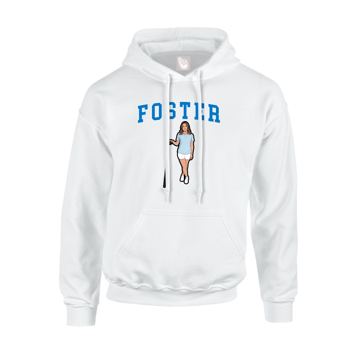 Hoodie — Shirsey in White