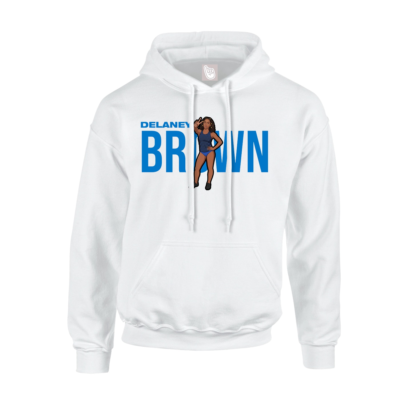 Hoodie — Player Name in White
