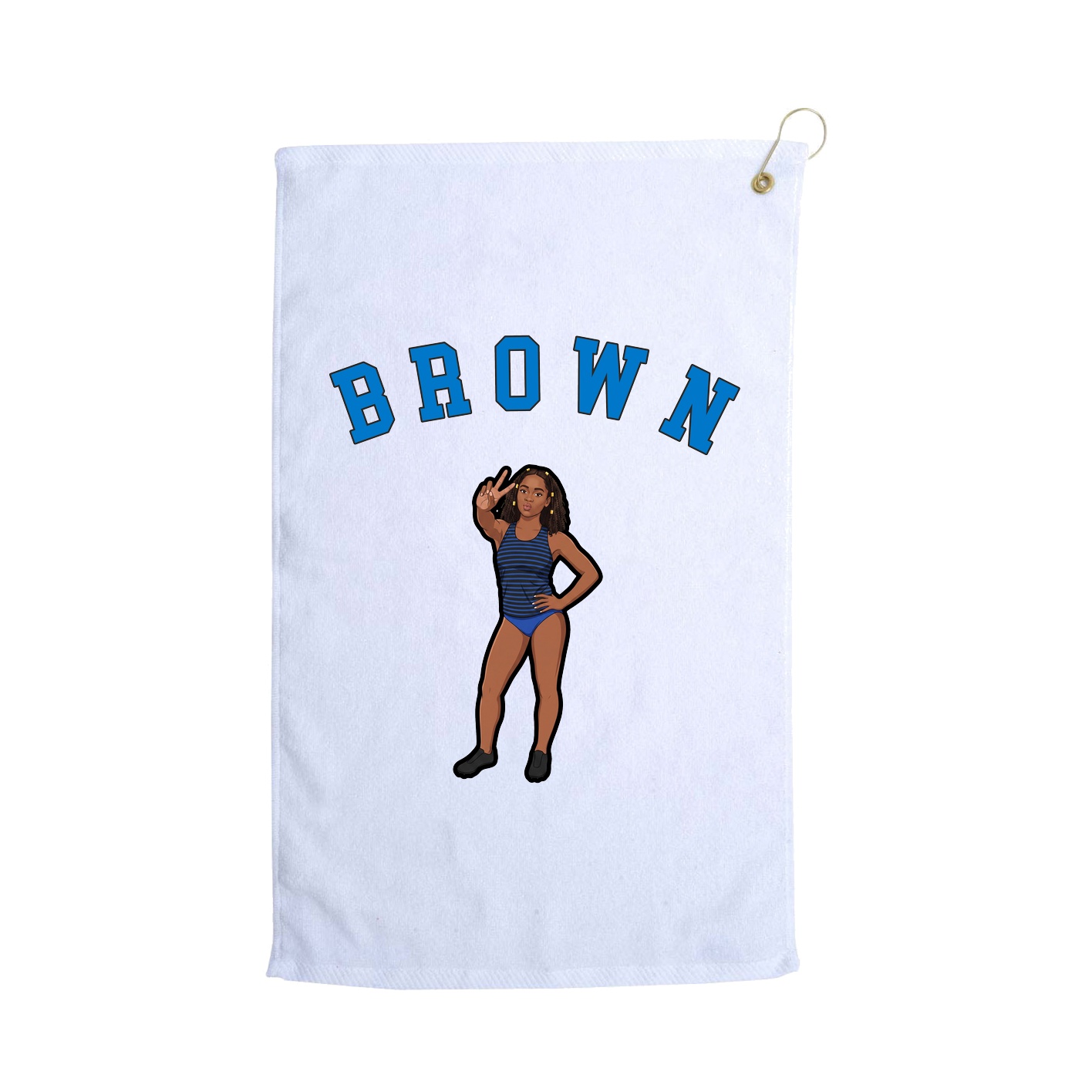Golf Towel — Shirsey Arch in White