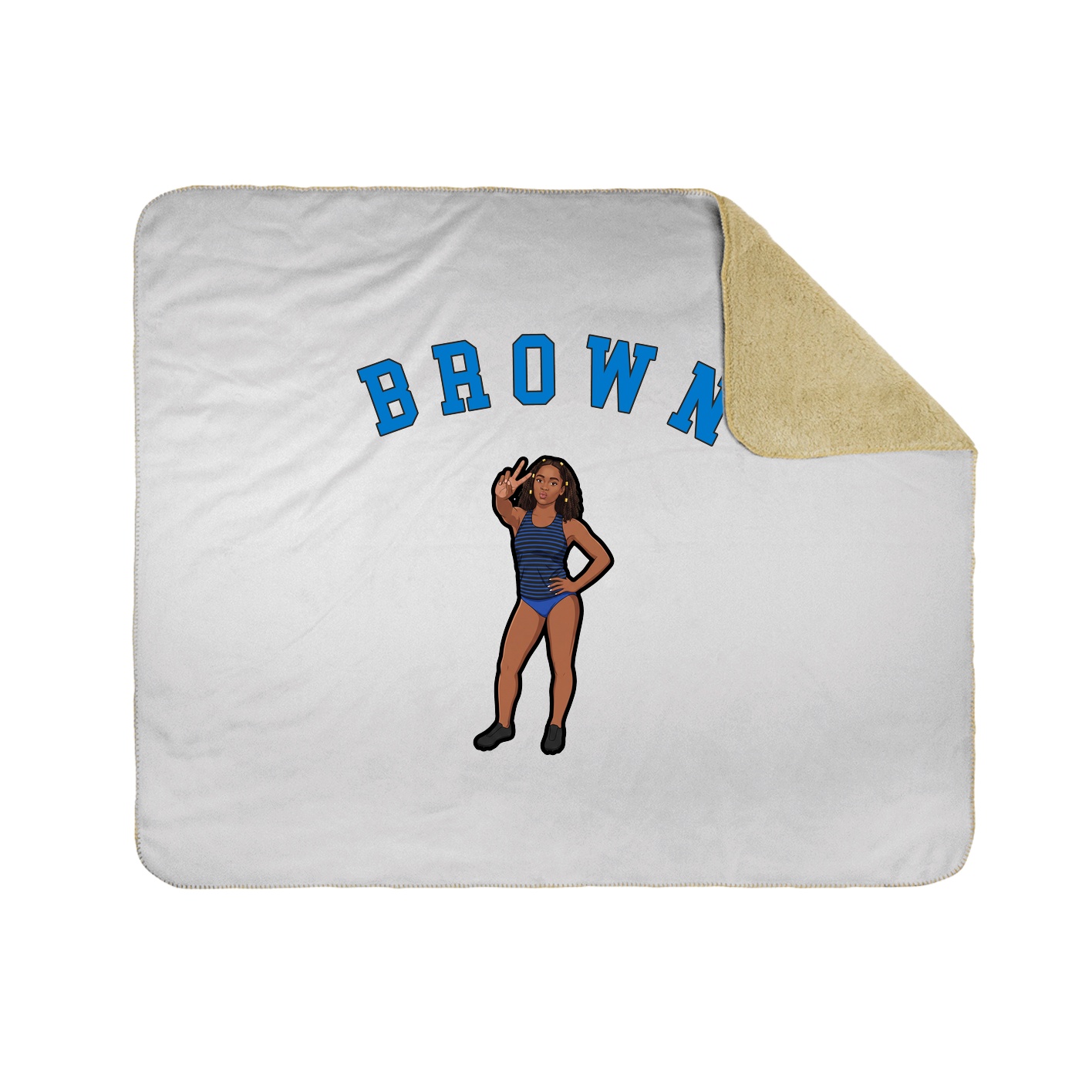 Throw Blanket — Shirsey Arch in White