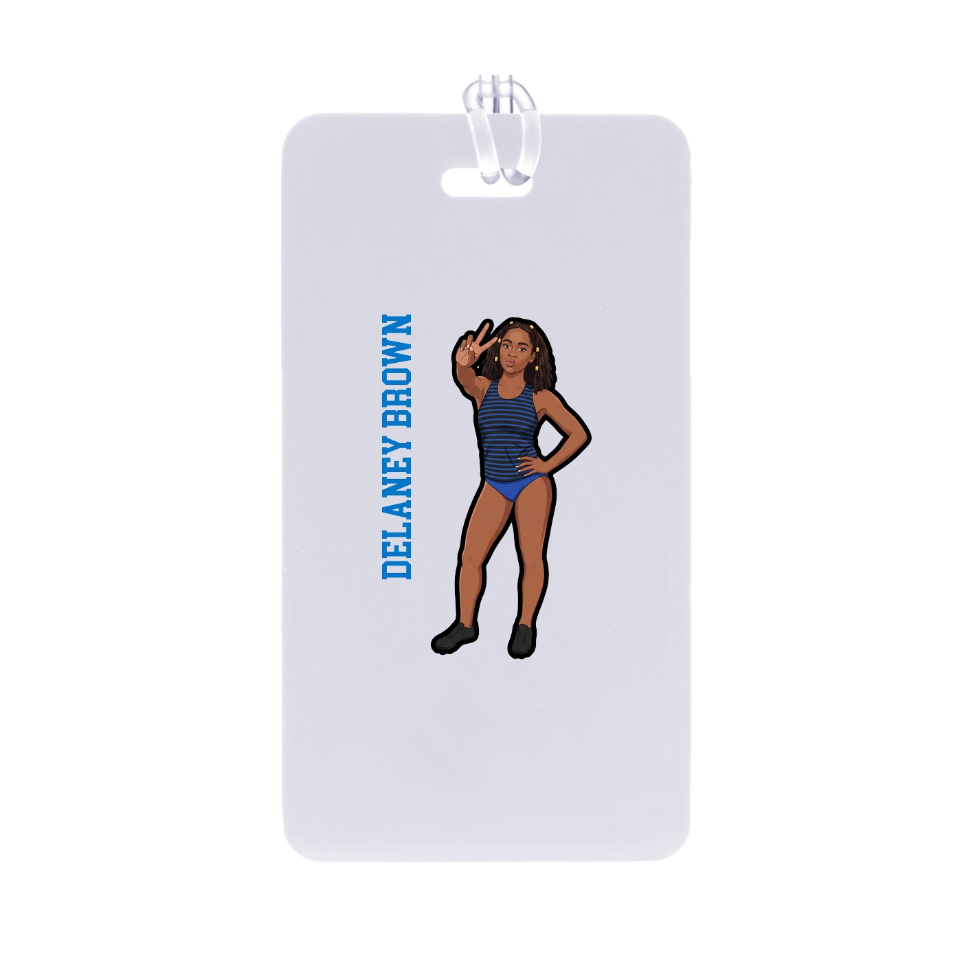 Bag Tag — Name Vertical in Classic