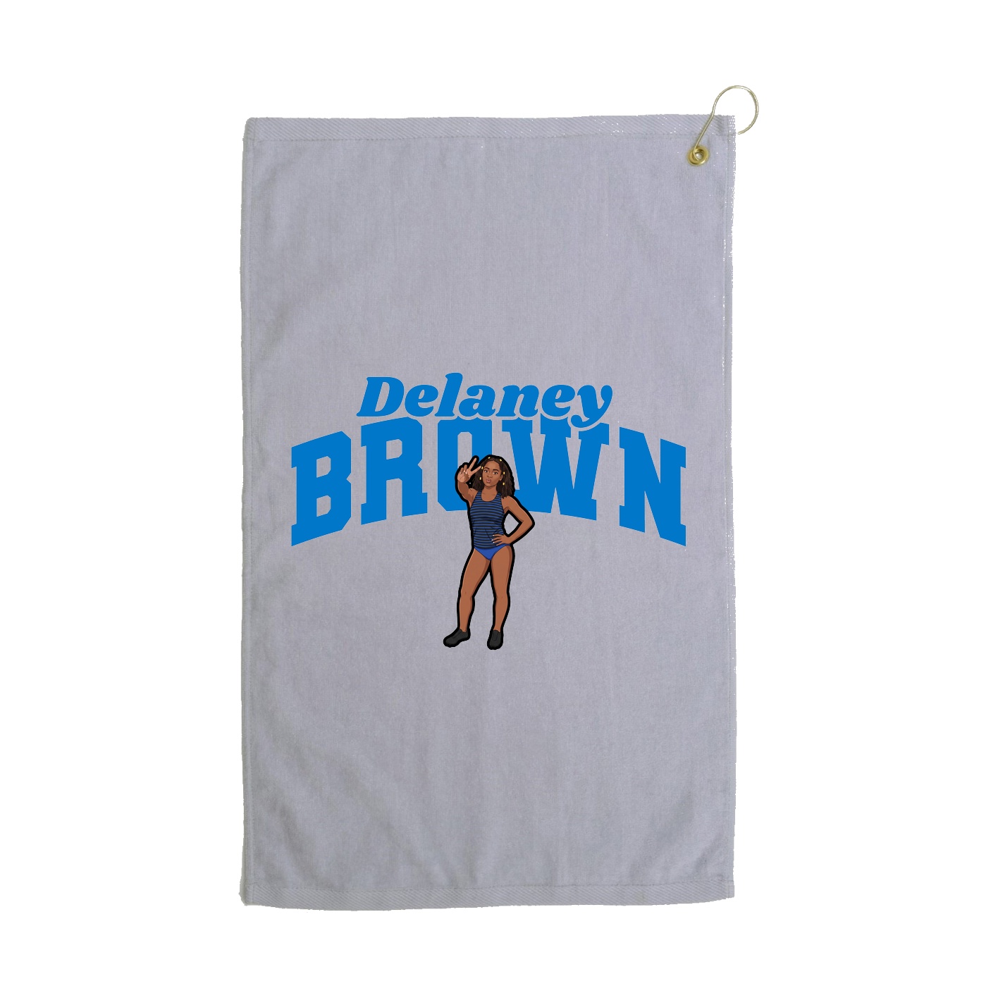 Golf Towel — Signature Arch in Grey