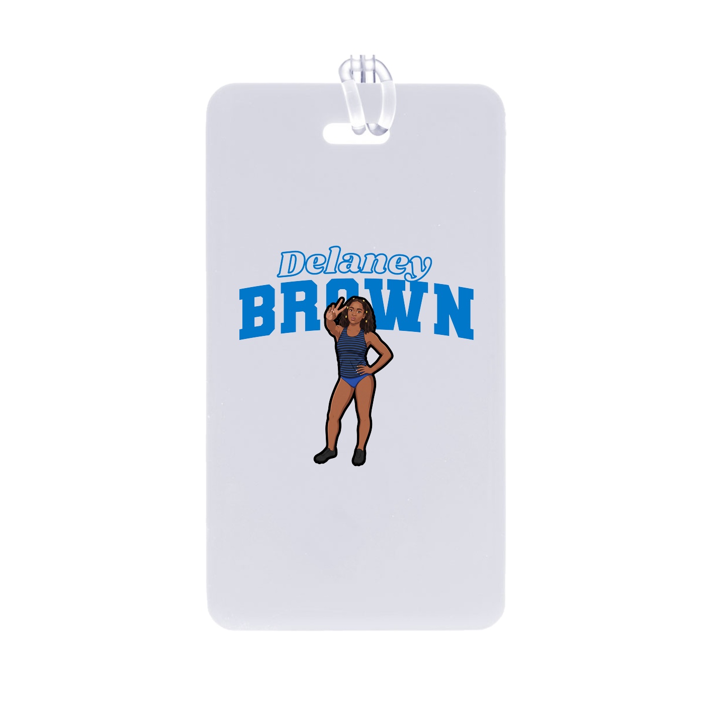 Bag Tag — Name Arch in Classic