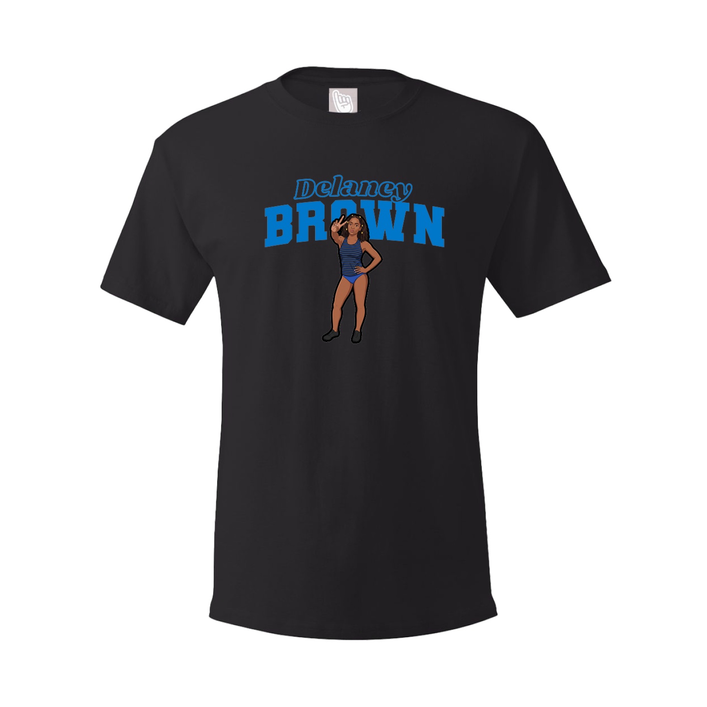 Youth Tee — Name Arch in Black