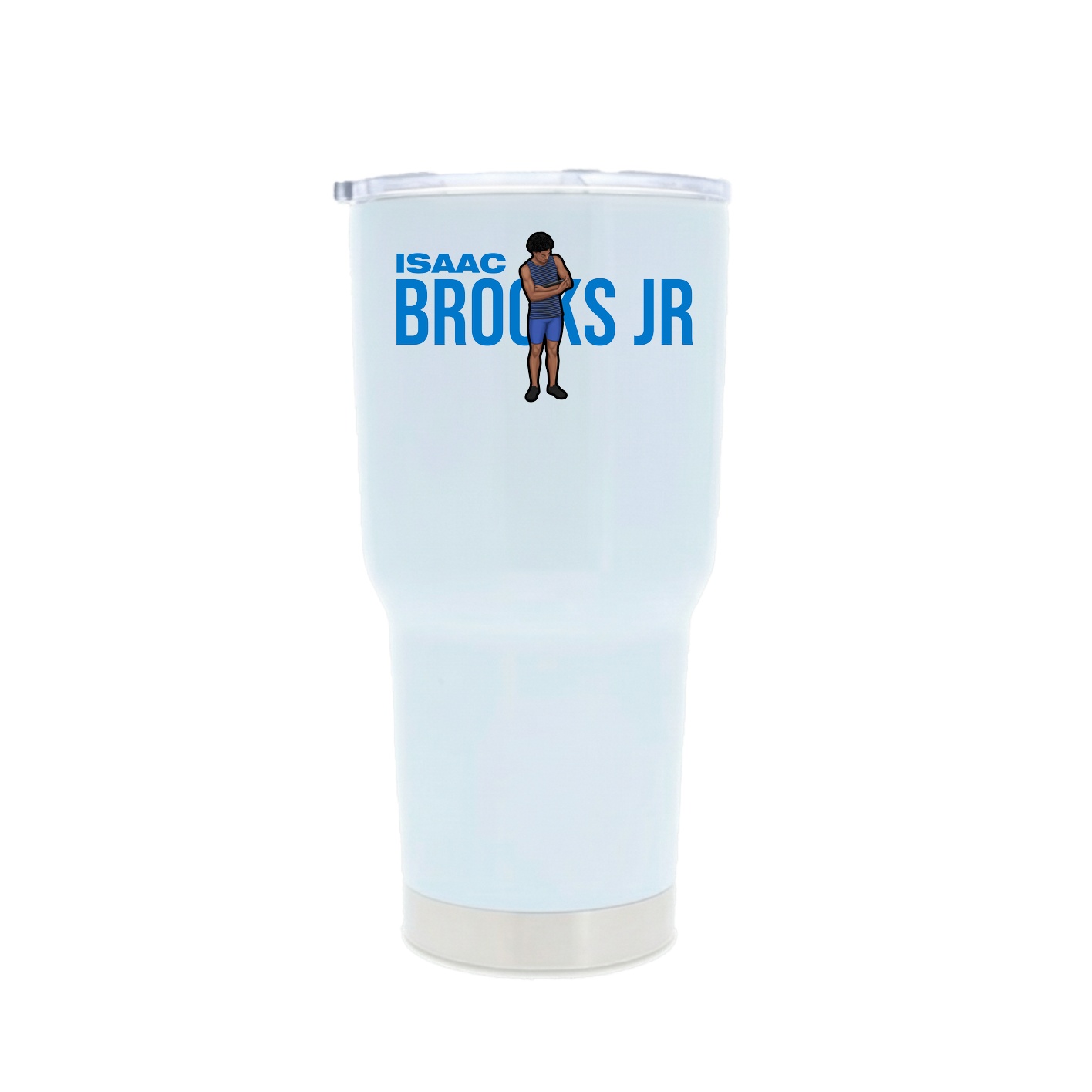 30oz Stainless Steel Tumbler — Player Name in White