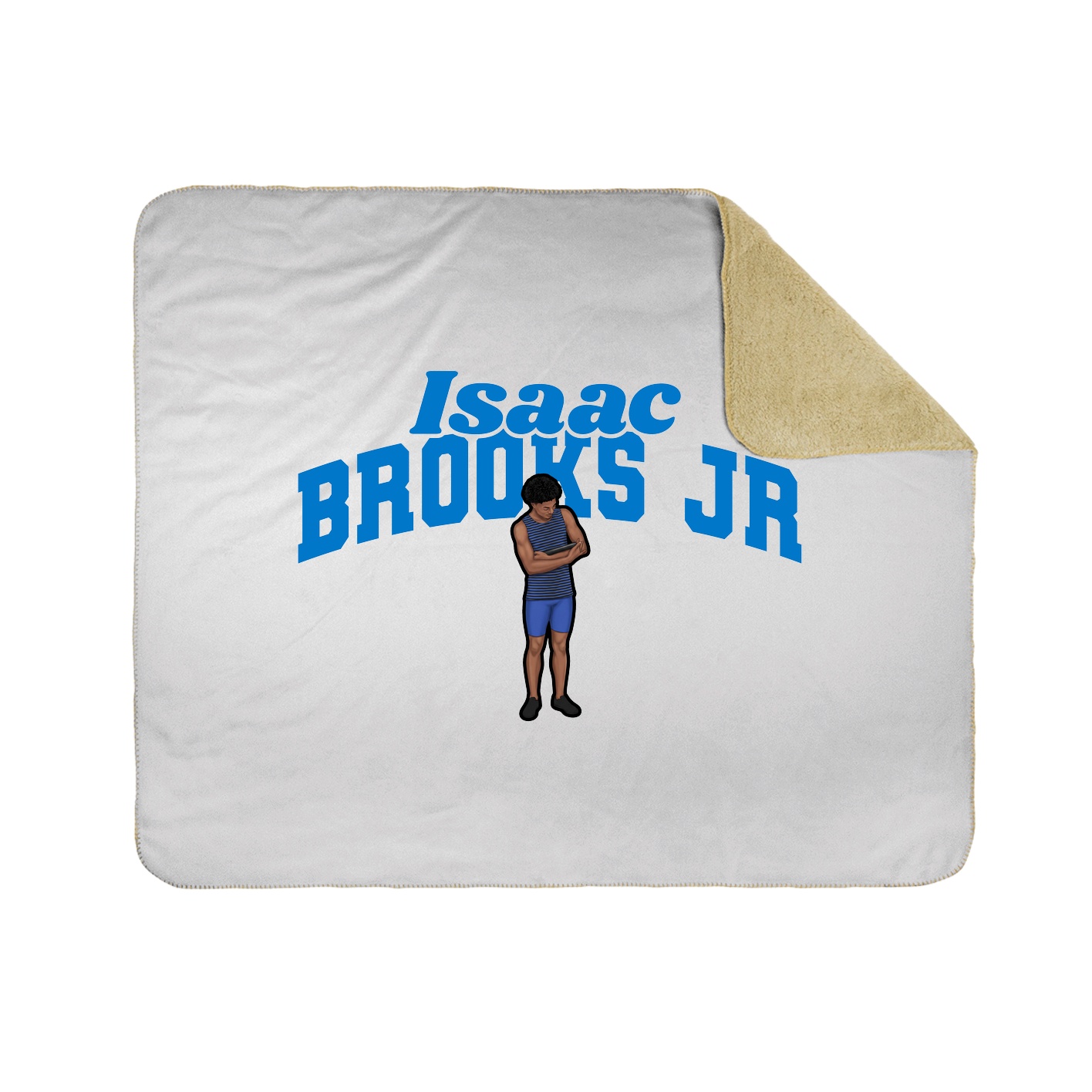 Throw Blanket — Signature Arch in White