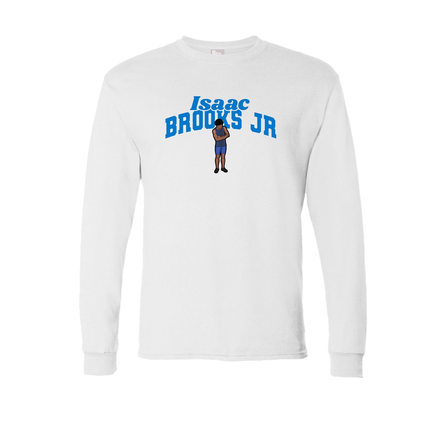 Long Sleeve Tee — Signature Arch in White